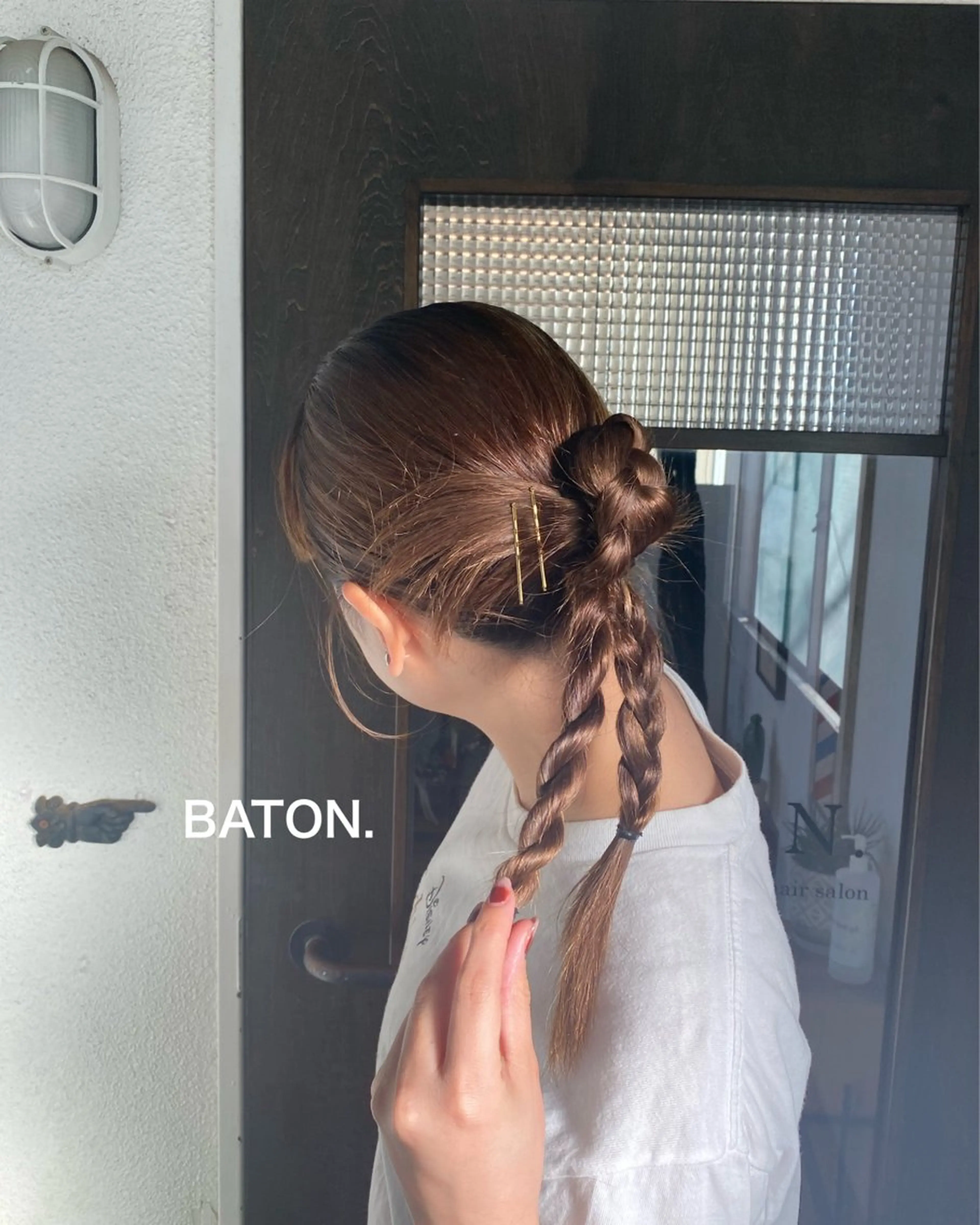 ヘアアレンジ BATON.あずみ /カラー/縮毛矯正のヘアスタイル