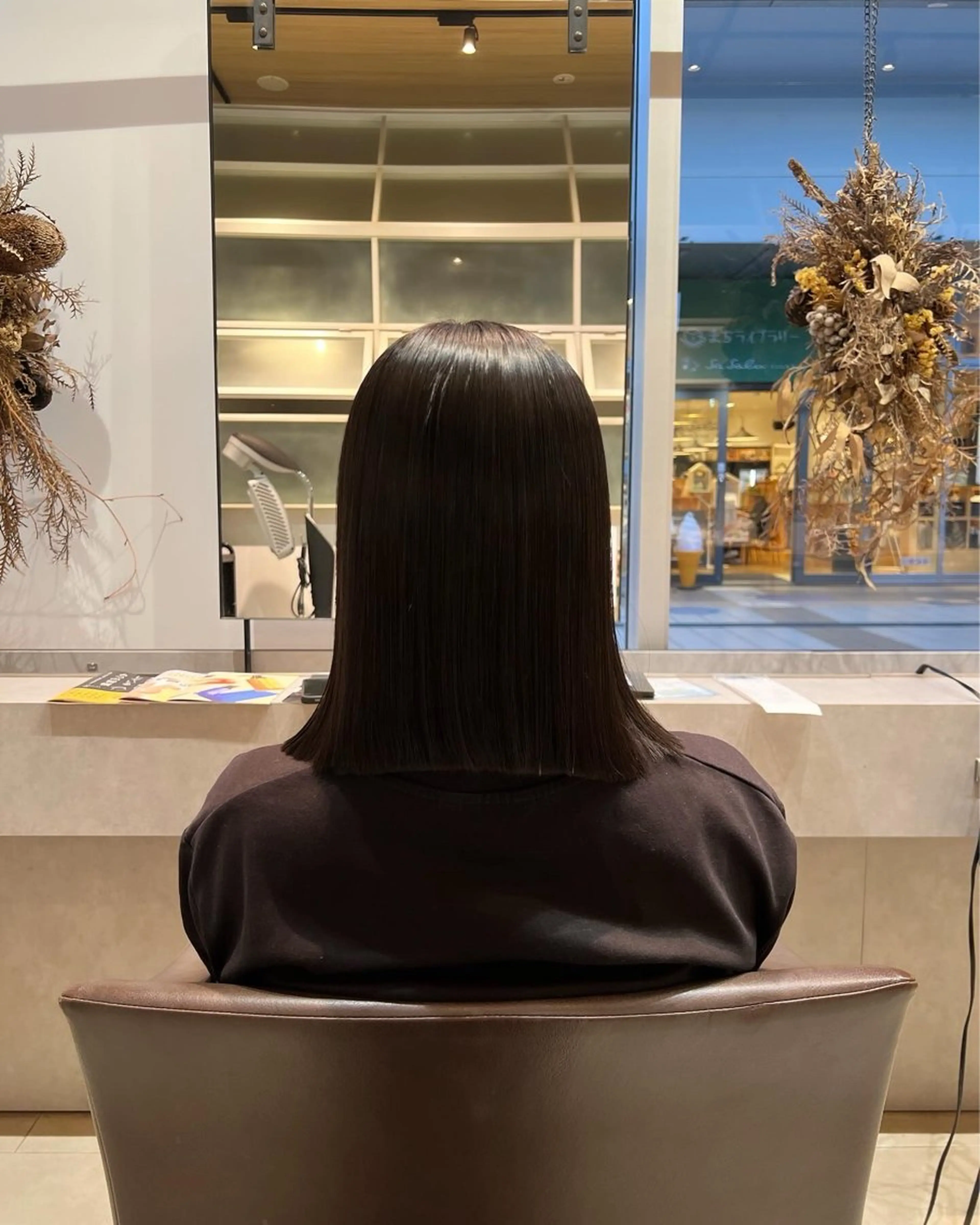 ミディアム パーマ 酸性ストレート ストレートパーマ 🫧Ai/ ロロネー森ノ宮💖のヘアスタイル