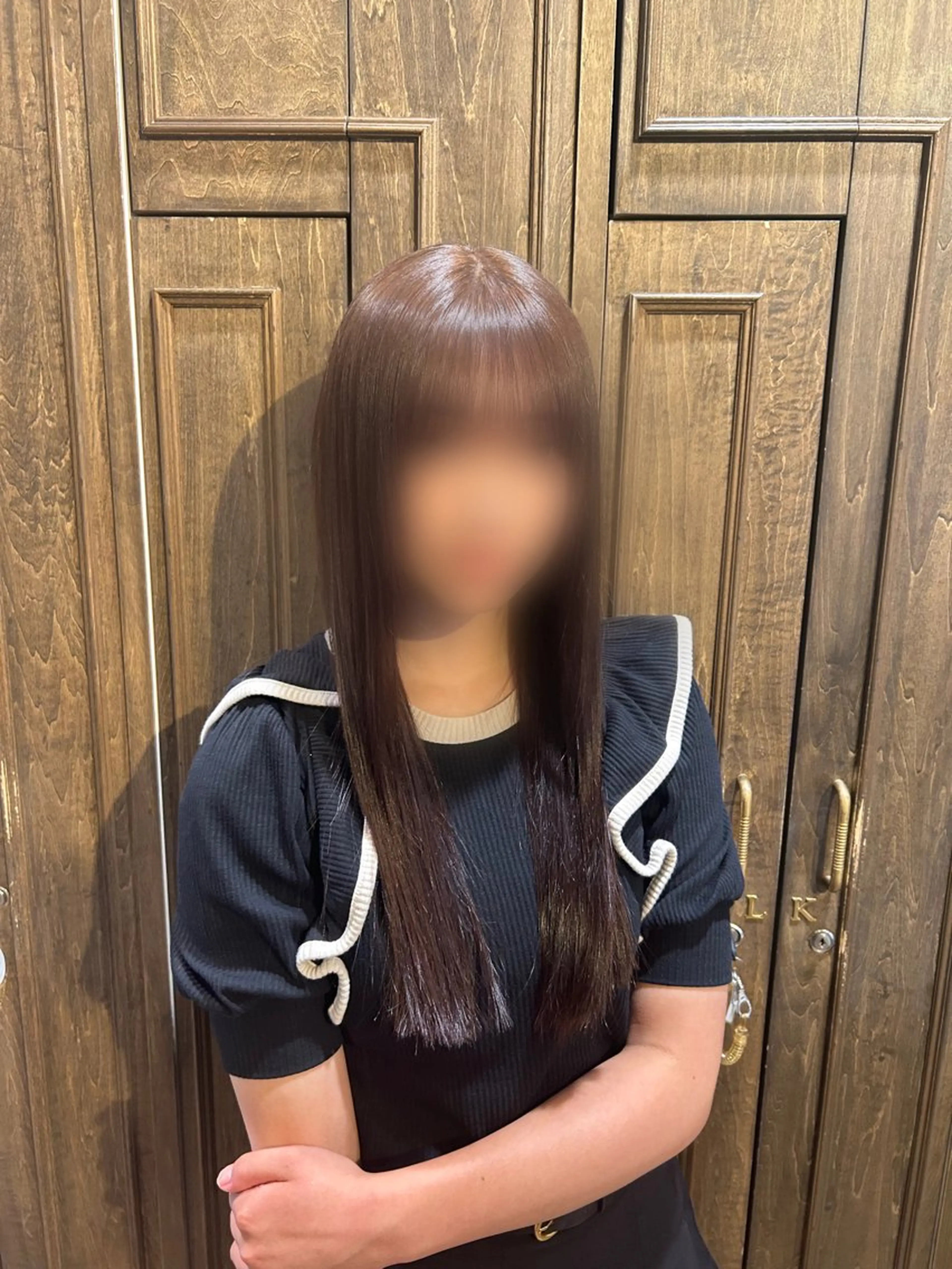 🍒ブリーチ無しWカラー➕2stepトリートメント￥6,600🍒（イルミナカラー変更🉑+2,200​〜​）の写真