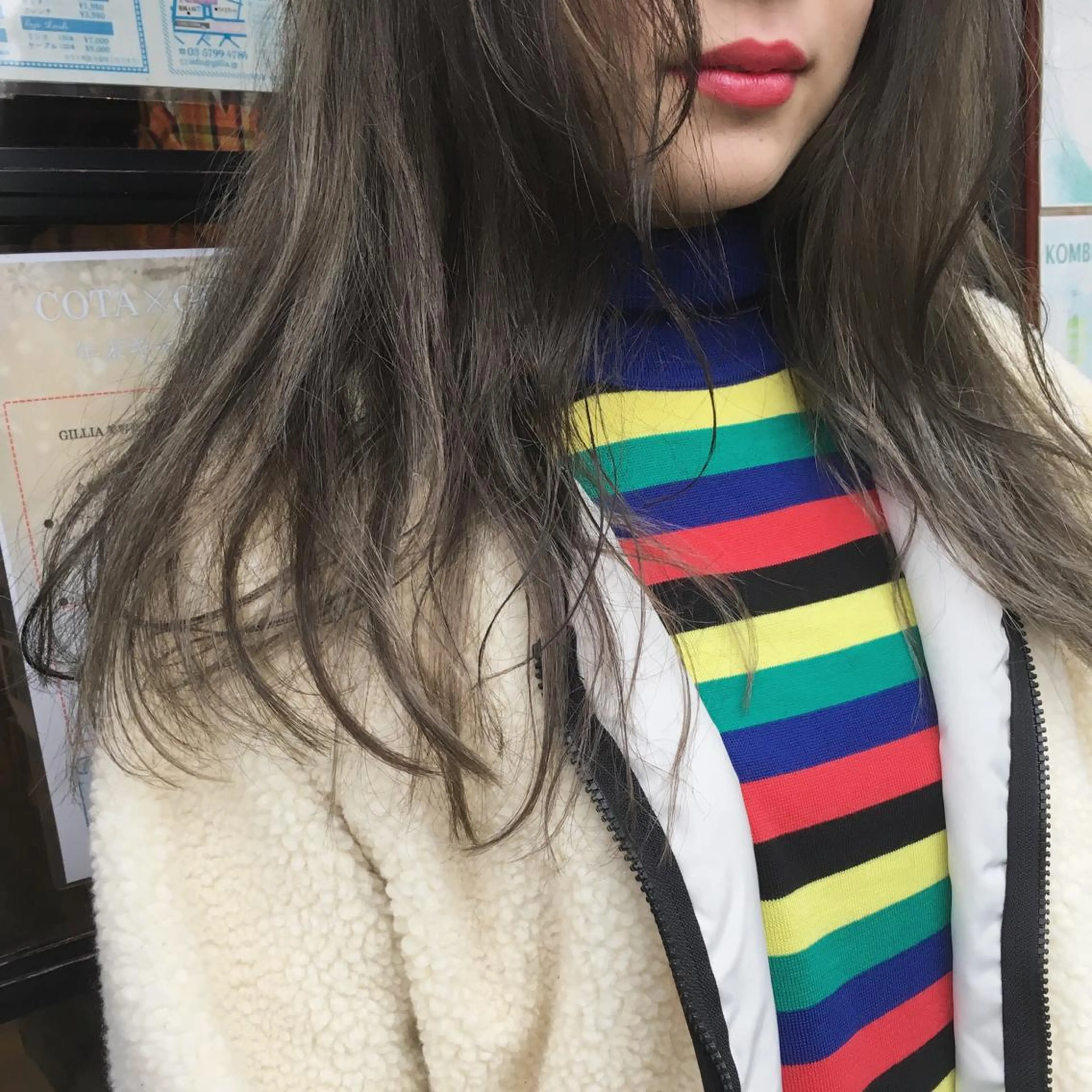 カラー ハイライトカラー 吉川 愛美李のヘアスタイル