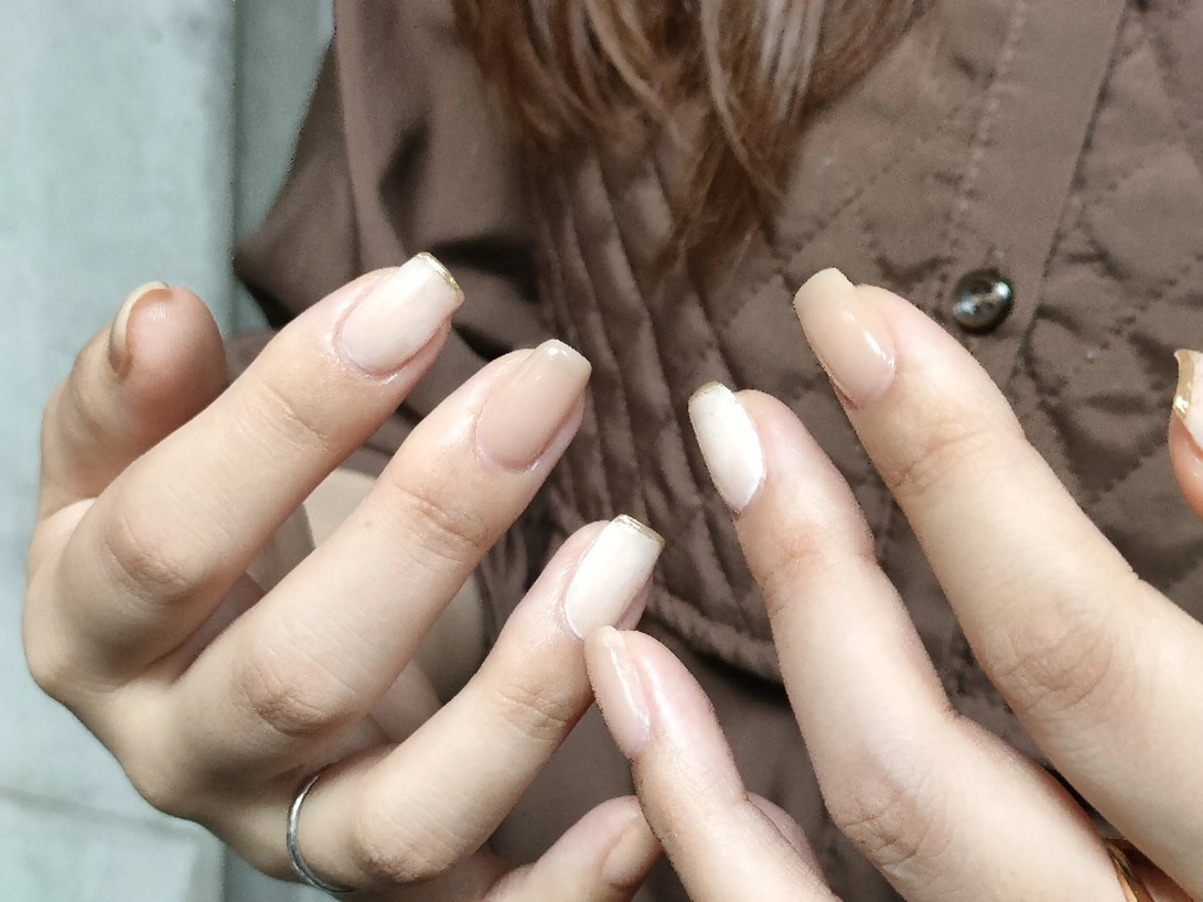 ネイル ニュアンスネイル シンプルネイル oir. nailsalonのネイルデザイン
