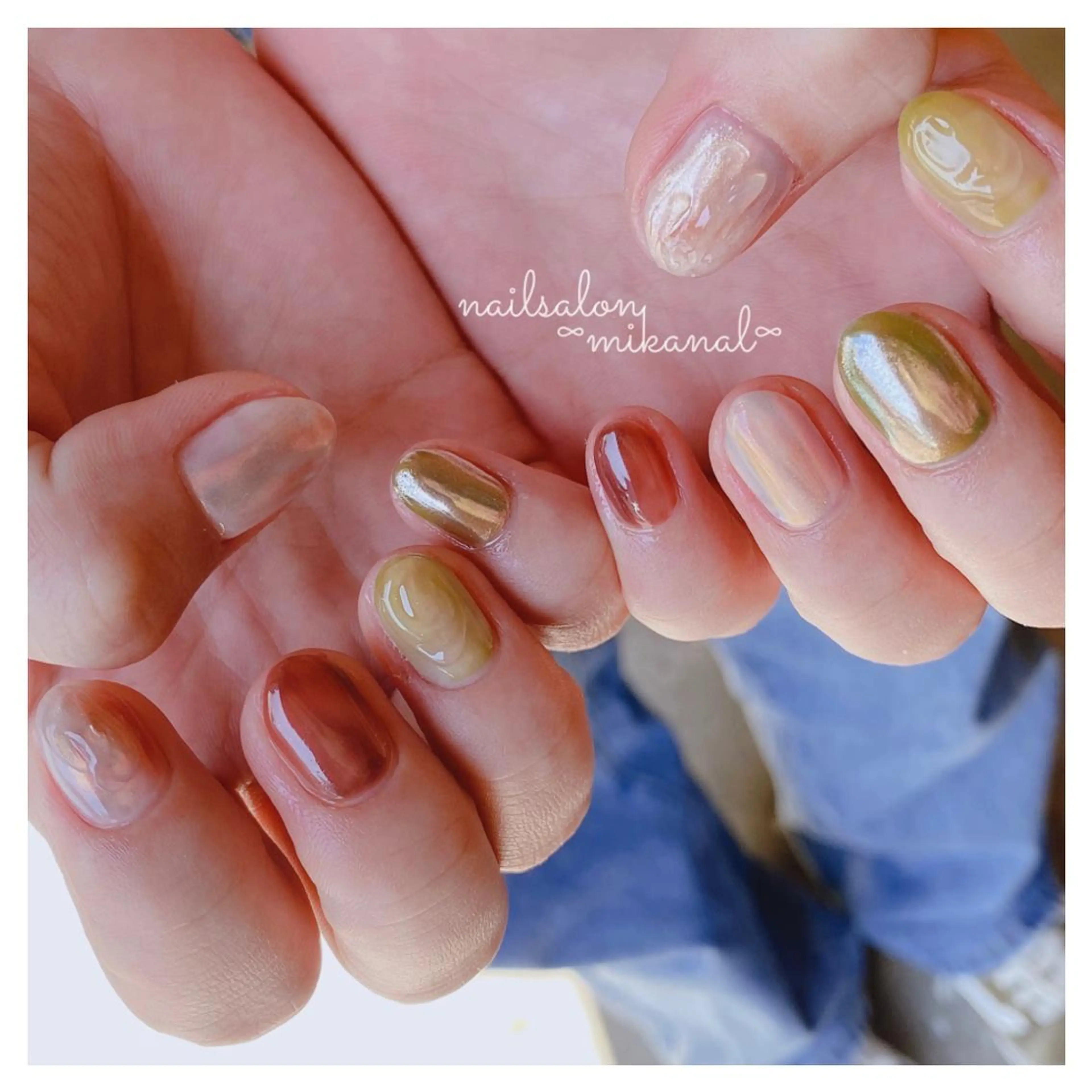 ネイル ハンドネイル nail salon  ∞ mikanal ∞所属・nailsalon ∞ ﾐｶﾅﾙ ∞のネイルデザイン