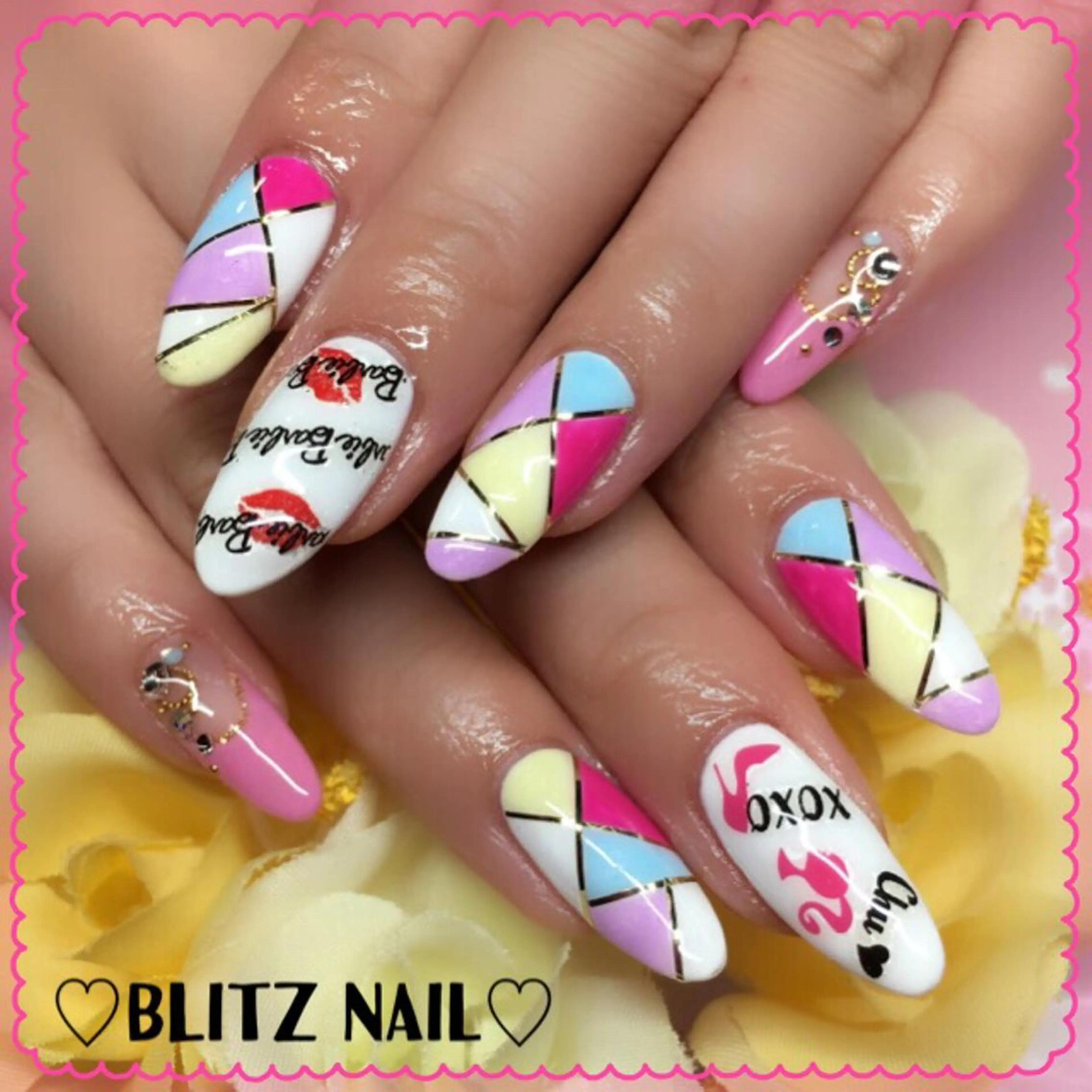 ネイル 持ち込み BLITZ Nail 岩田💅🏻✨のネイルデザイン