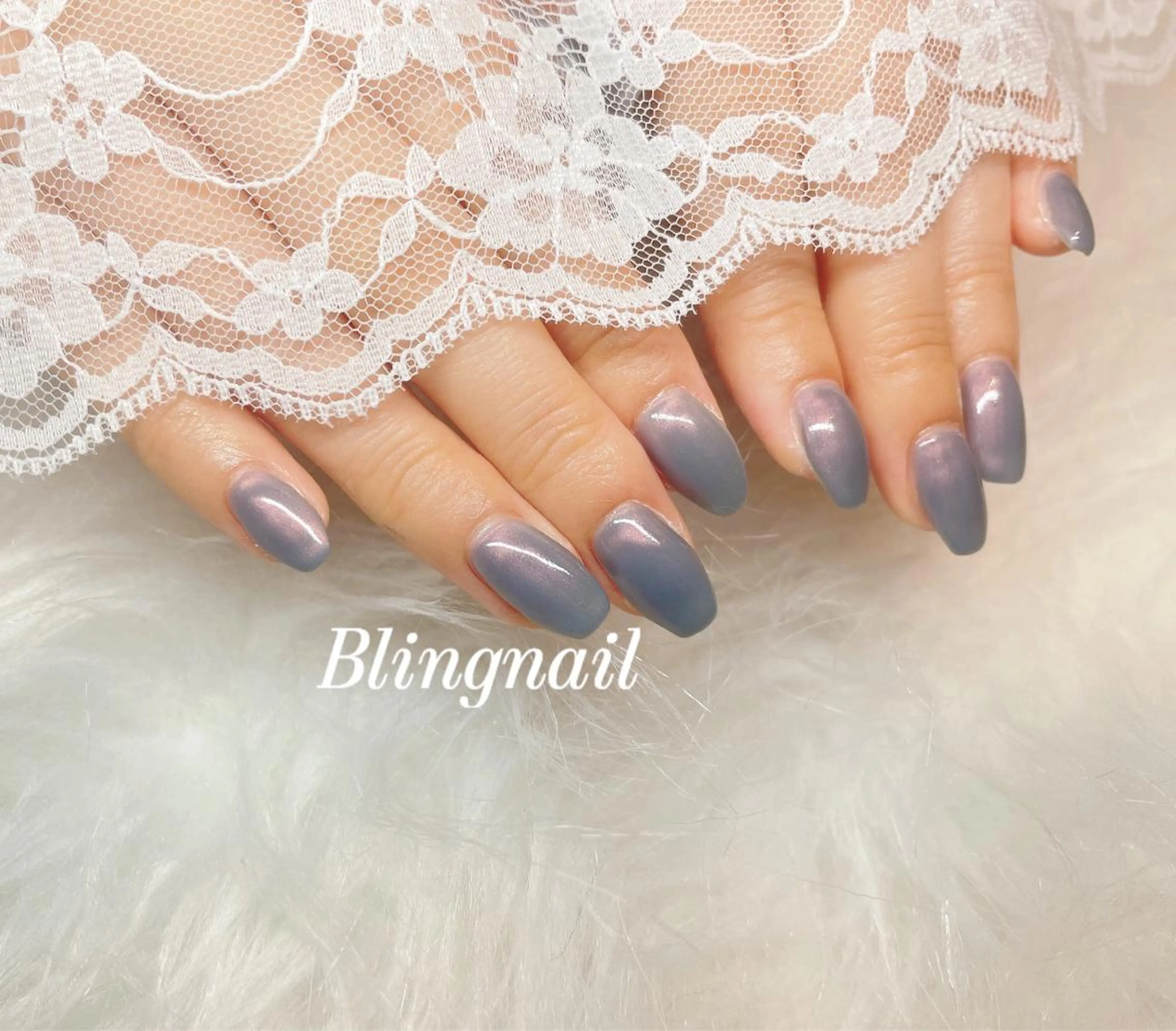 ネイル 23時まで❤︎韓国、 ワンホンネイルのネイルデザイン