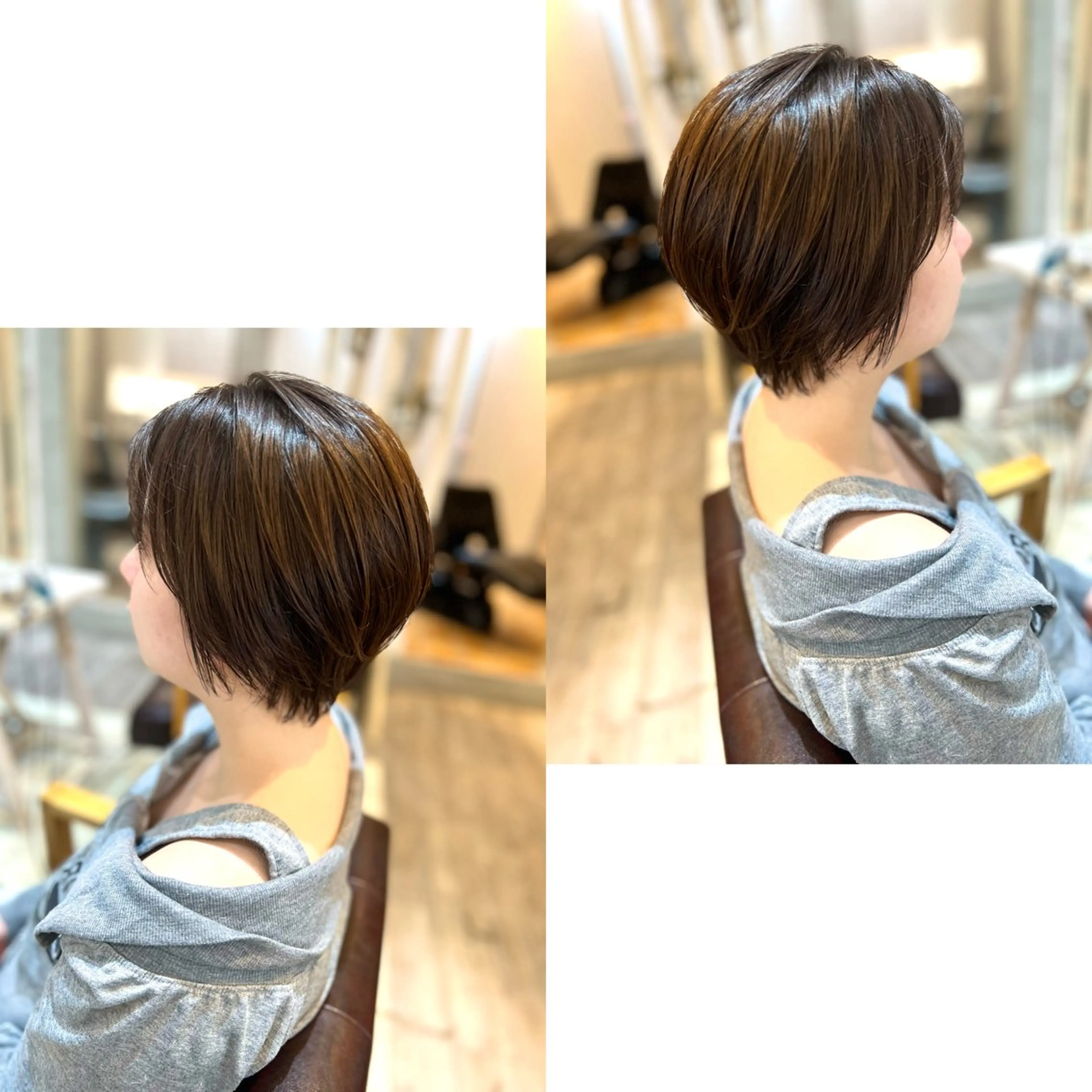 ショート カラー カット ヘアカラー トリートメント Realme  京都四条烏丸ドゥエby  yk所属・小塚 耀介✂︎ ショートボブ特化のヘアスタイル