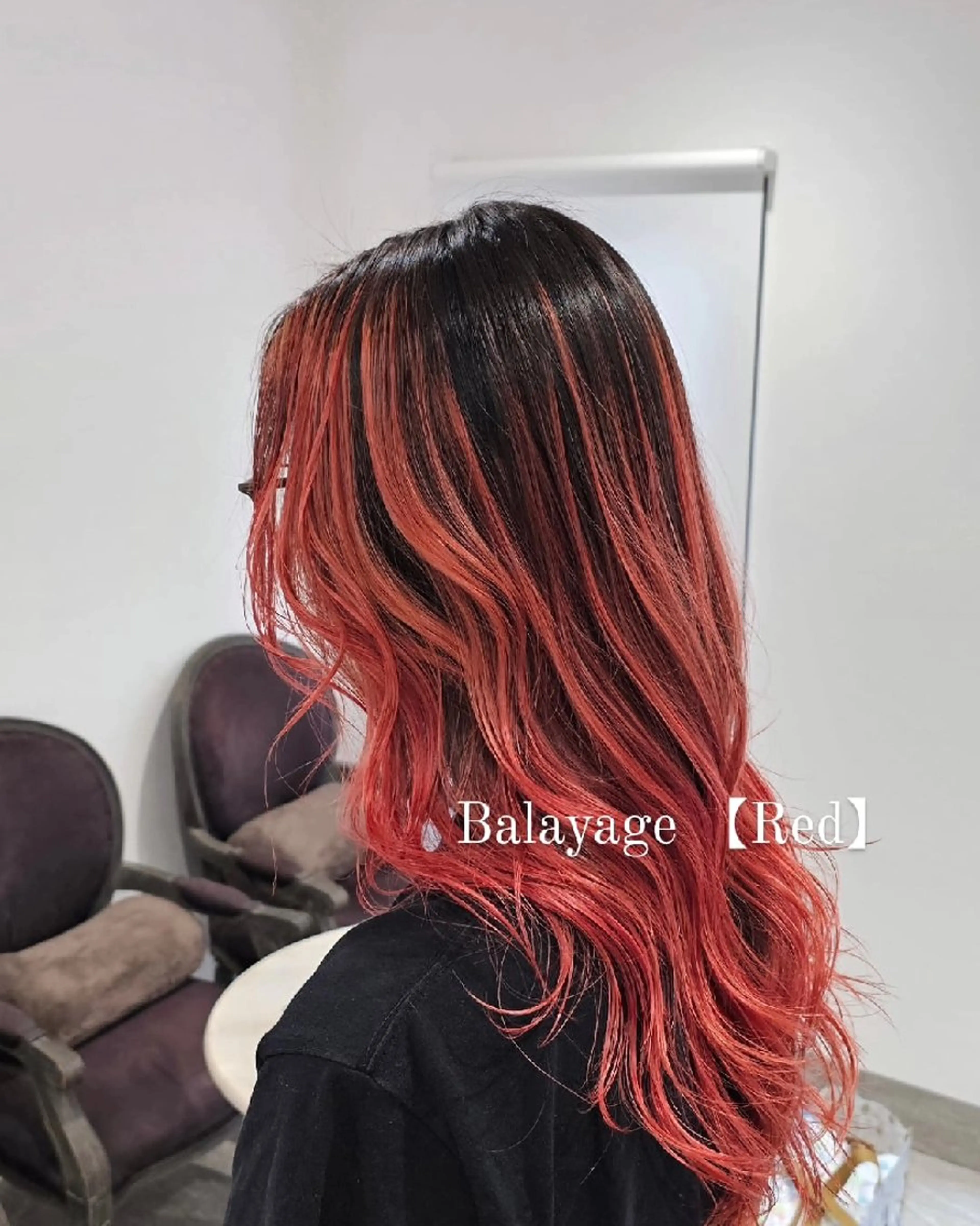 ロング カラー カット ヘアカラー E Komo hair所属・Wow❕E Komo hair 永井一輝のヘアスタイル