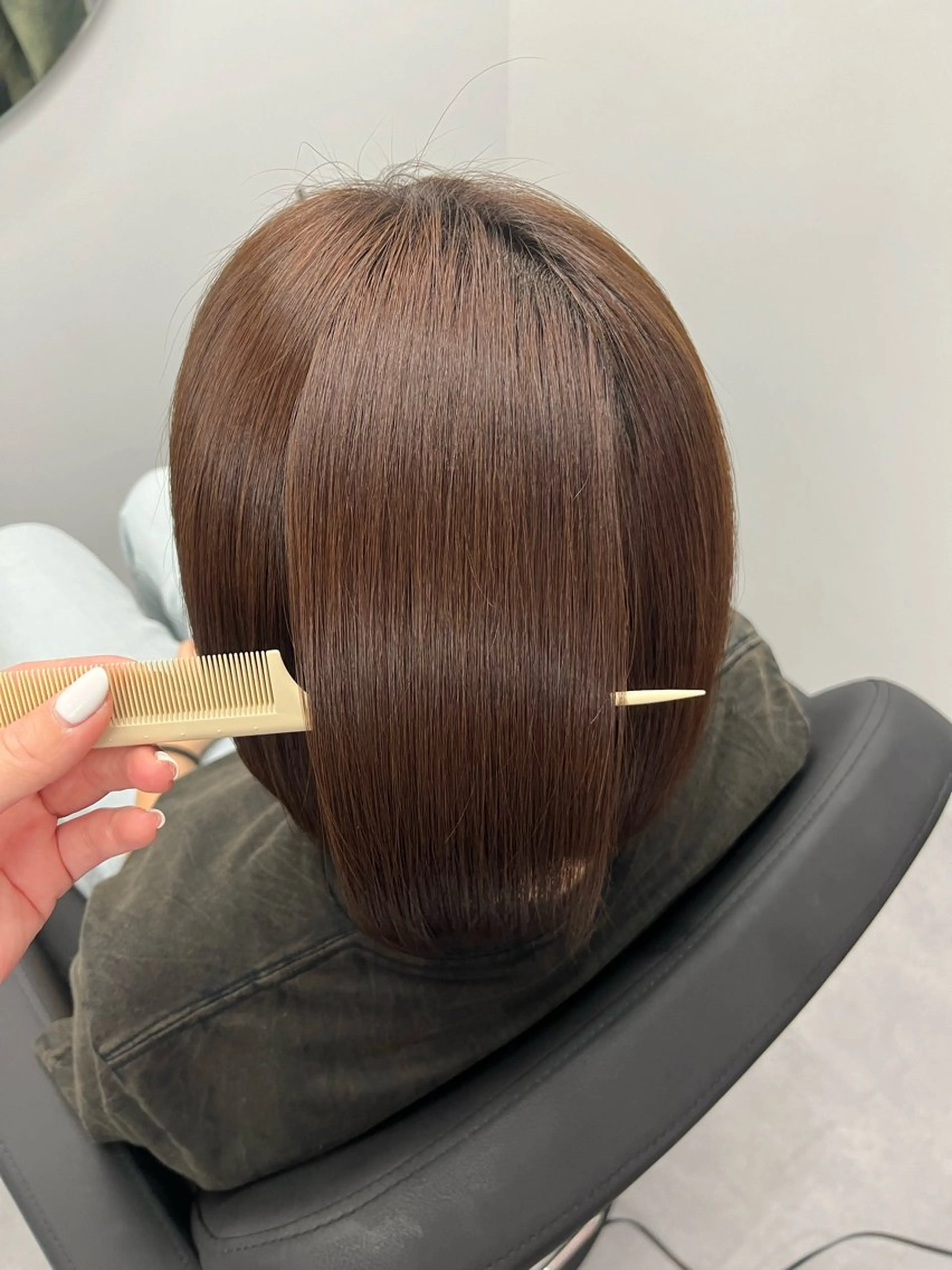 クオライン縮毛矯正＋カット＋3stepトリートメントの写真