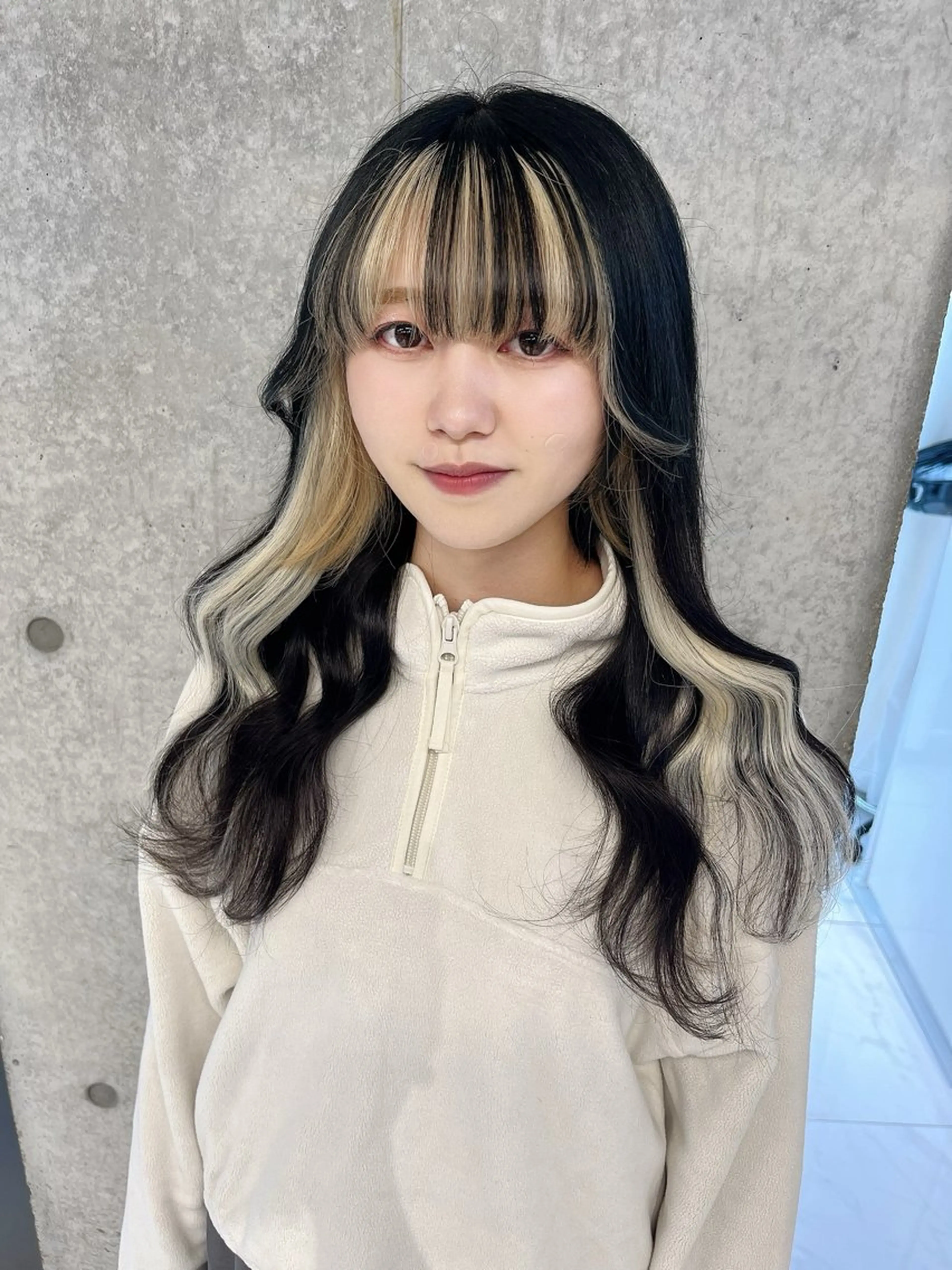 ロング シールエクステ エクステ エクステ りおな/エクステ /ミルクティーカラーのヘアスタイル