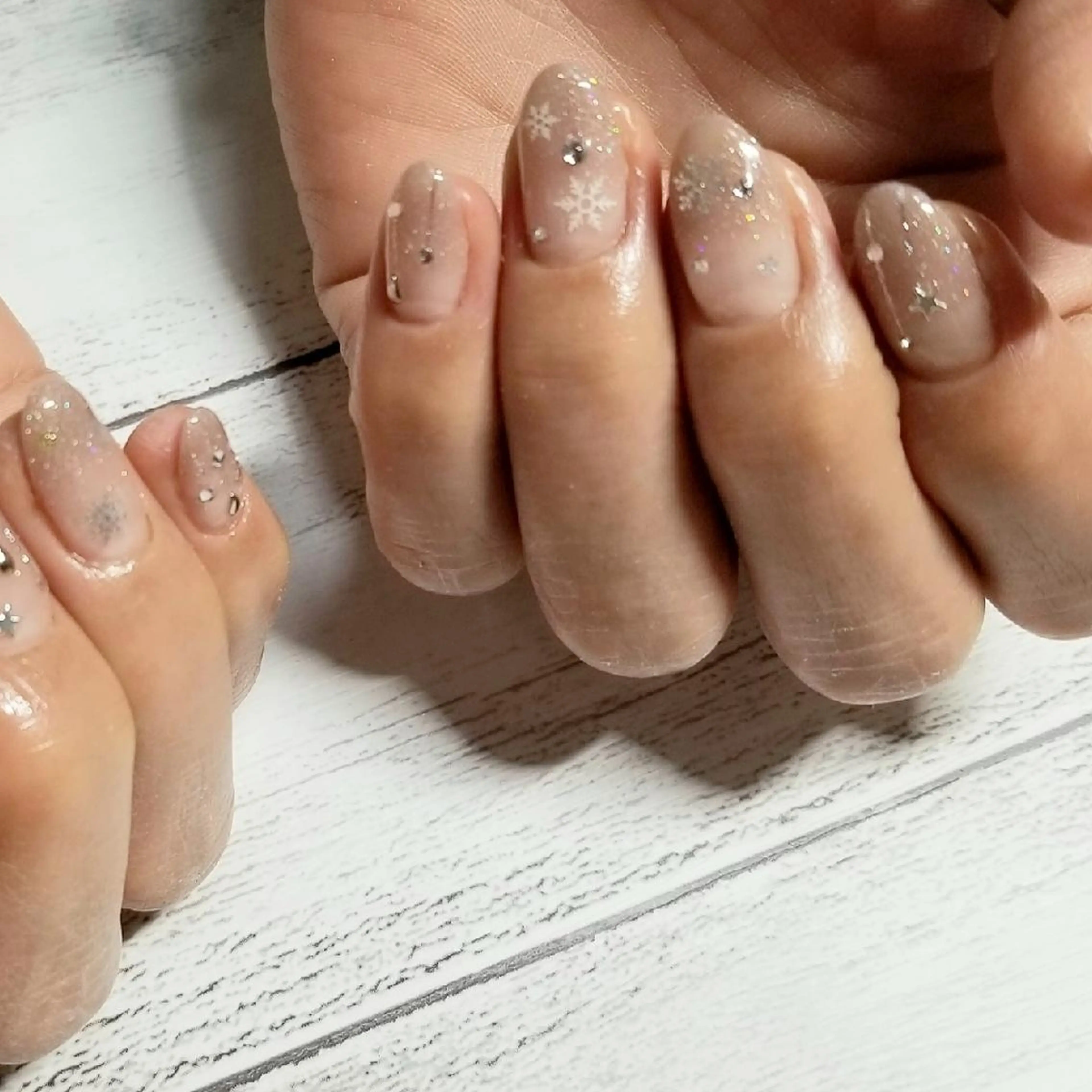 ネイル 冬ネイル Lien nail リアン　ネイルのネイルデザイン