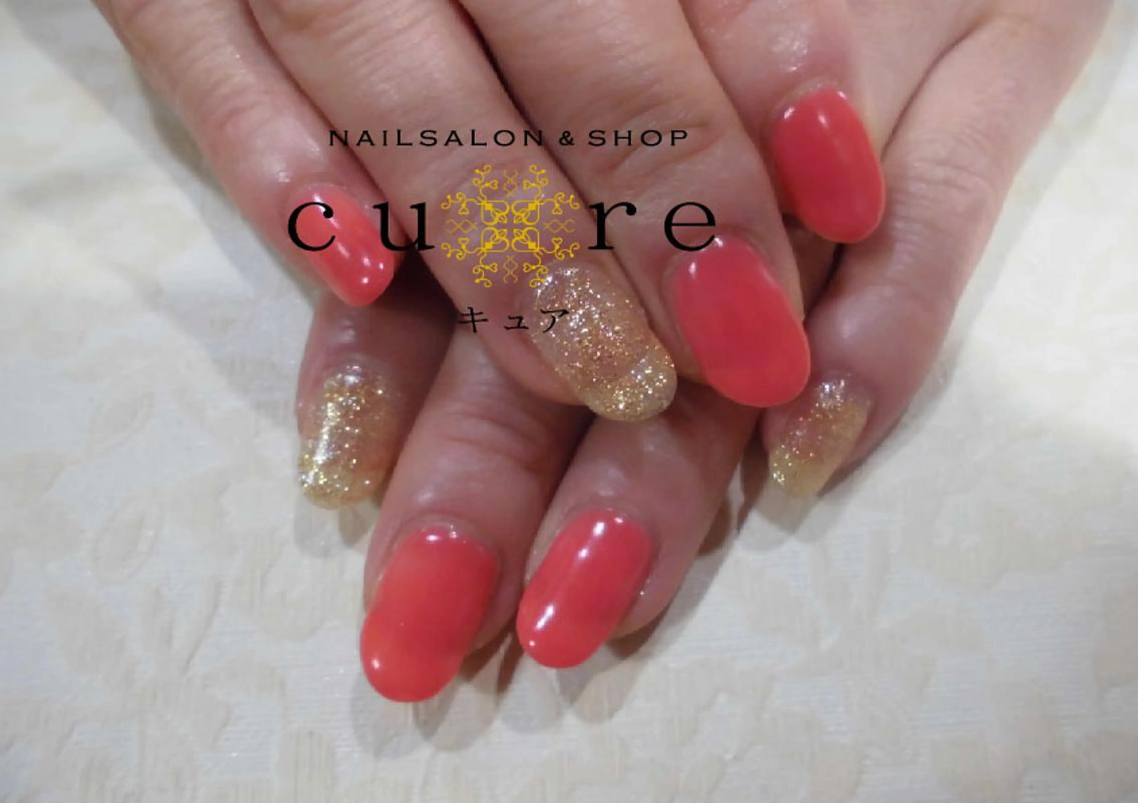 ミディアム ネイル ネイルサロン Cureのネイルデザイン