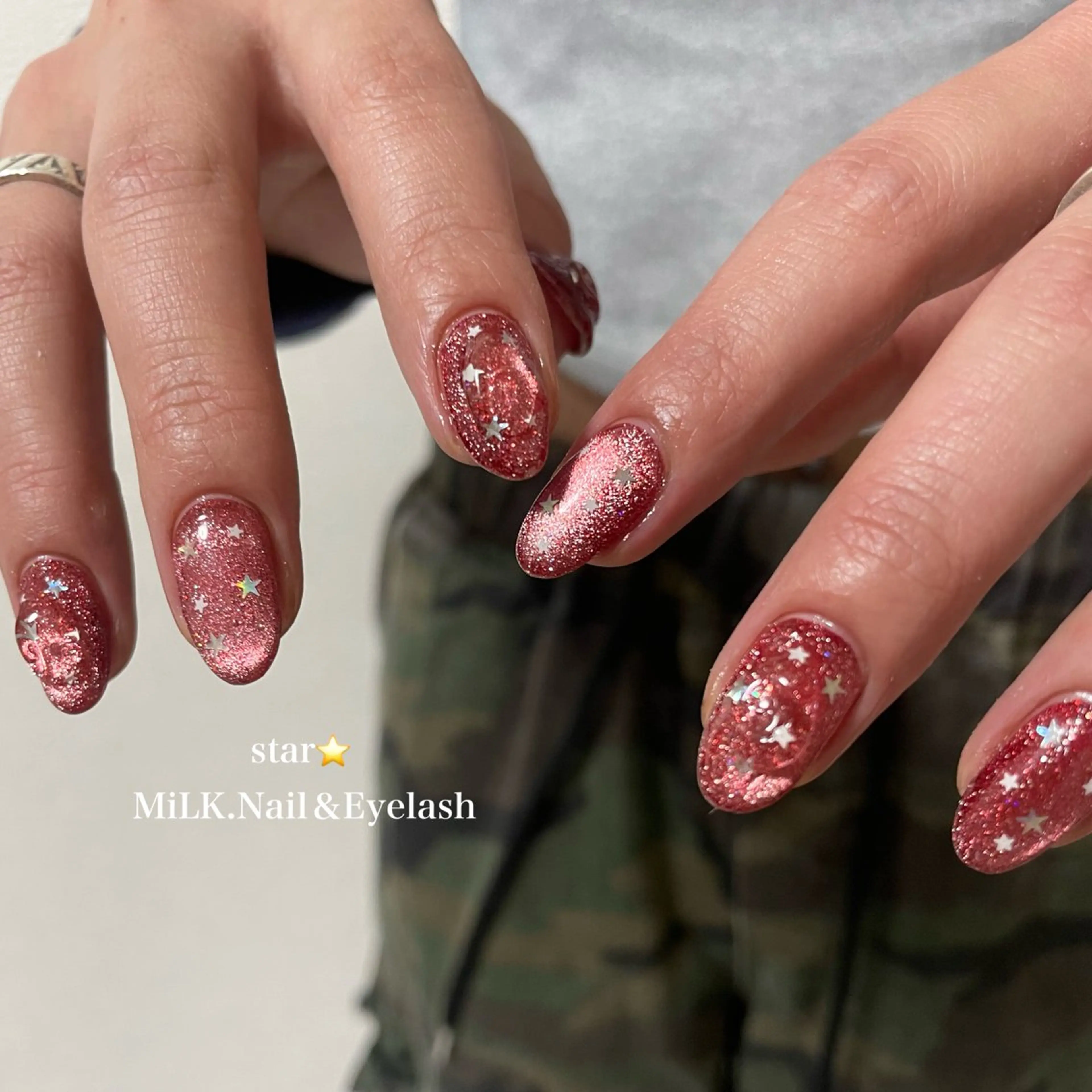 ネイル シンプルネイル ハンドネイル MiLK.   Nail&Eyelash所属・MiLK. wakaのマツエク・マツパデザイン