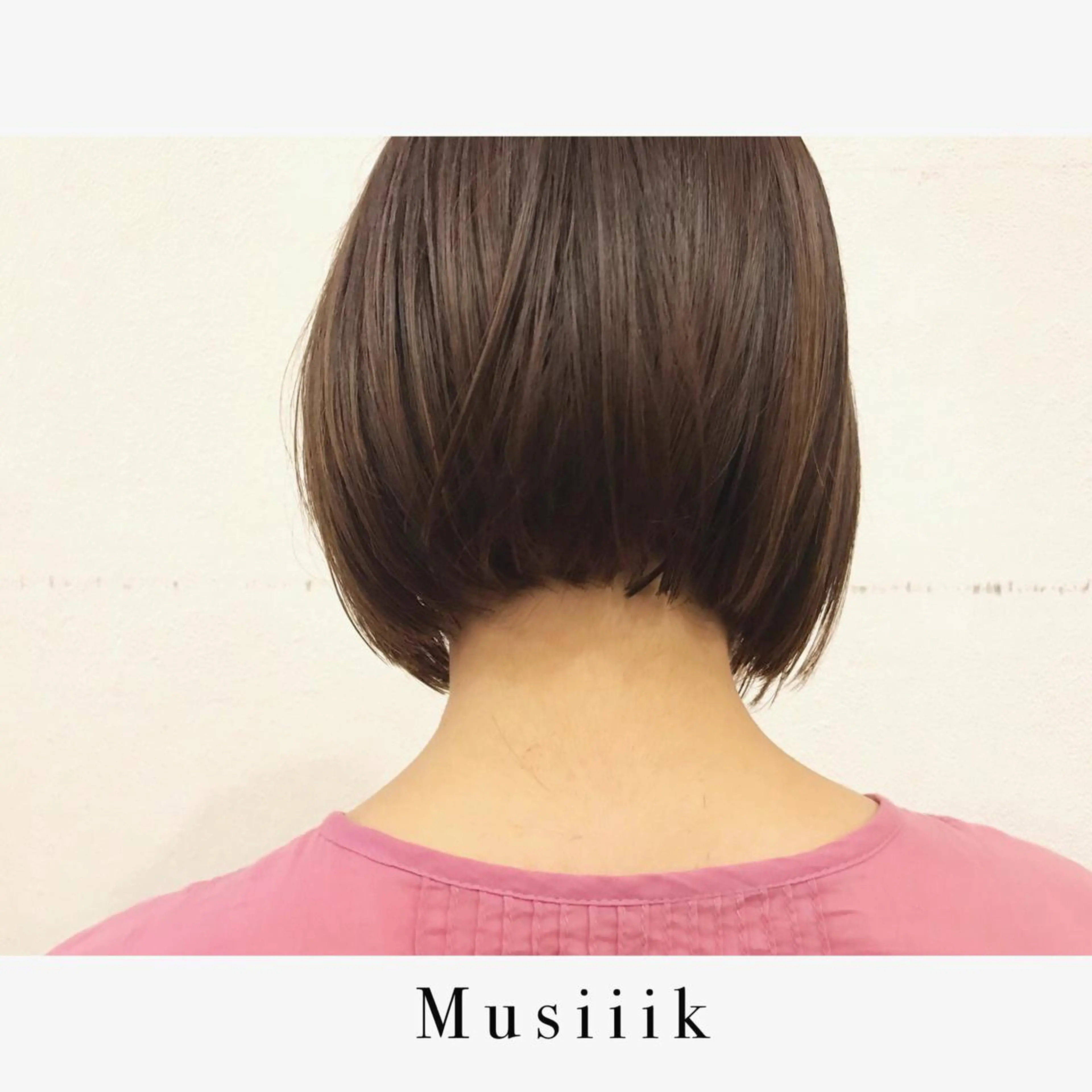 ショート ボブ Musiiik hairのヘアスタイル