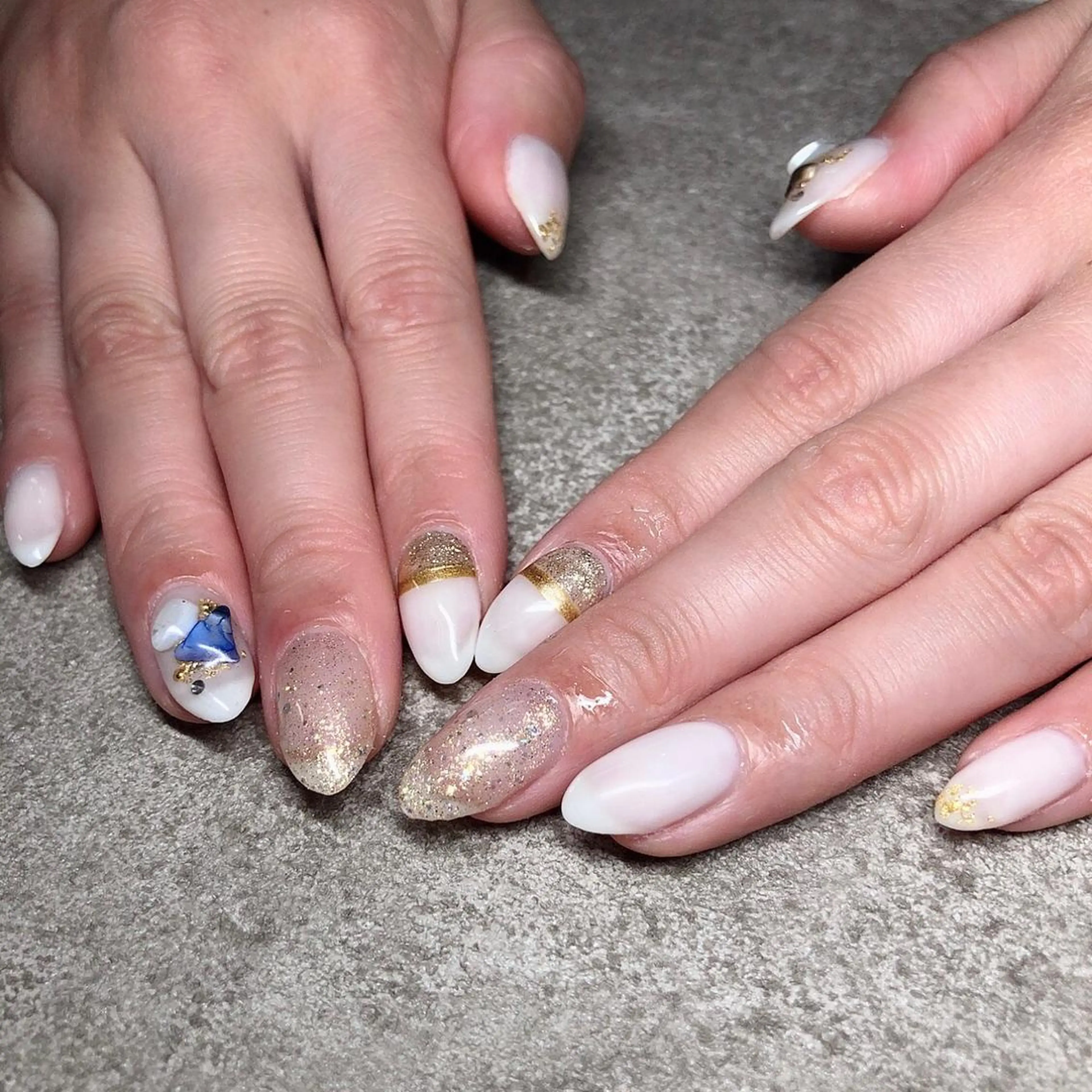 ネイル 持ち込み ニュアンスネイル ハンドネイル 【Yappy🌈】 💖P-tanaのネイルデザイン