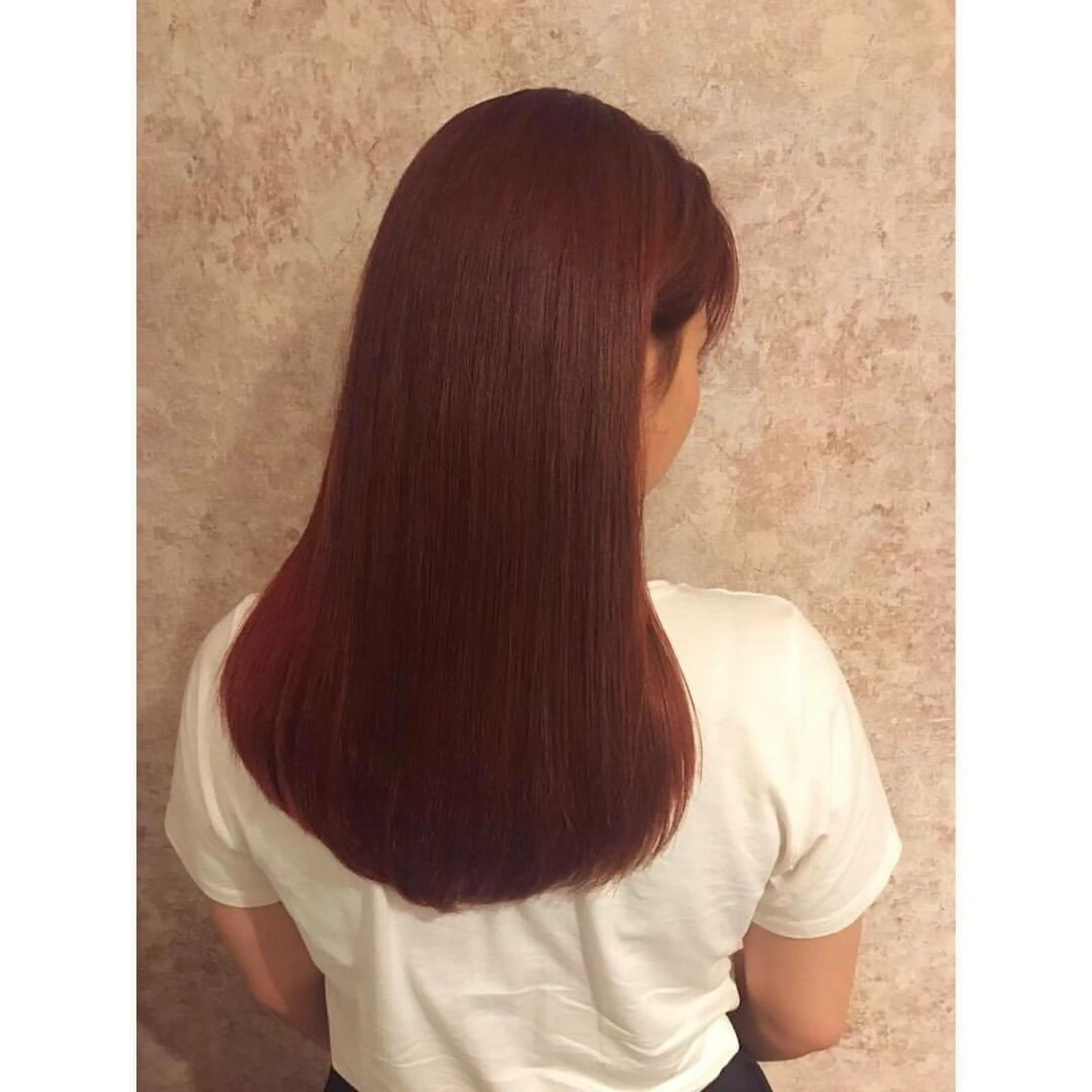 セミロング カラー due hair 京都駅前店 MILBON オージュア認定サロン【デューヘアー】所属・ハイトーンブリーチ 土坂 由志【京都】のヘアスタイル