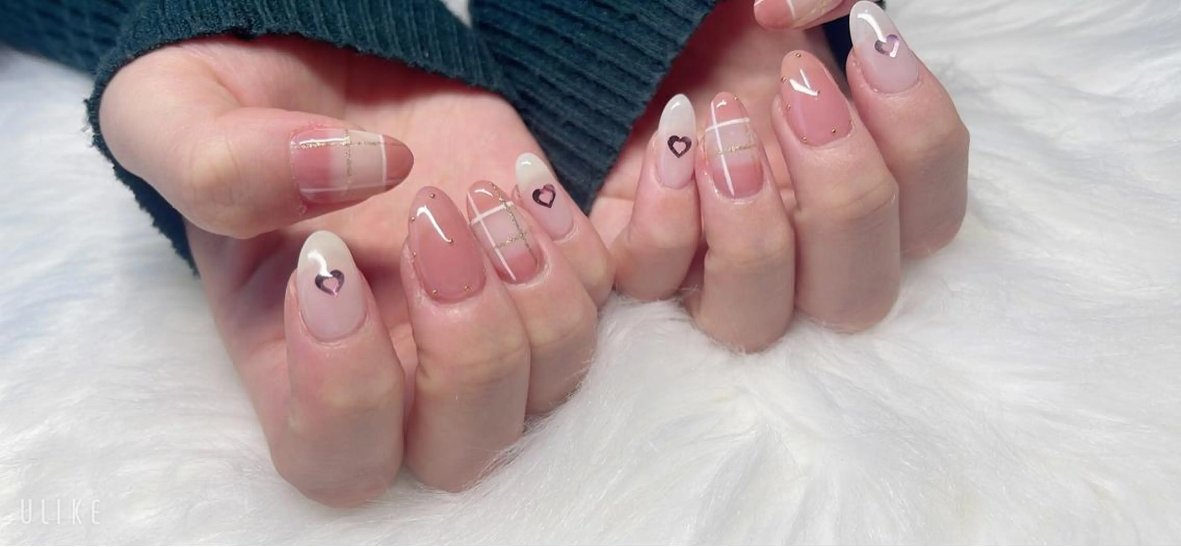 ミディアム ネイル ガーリー 持ち込み Collection Nailsaronのネイルデザイン