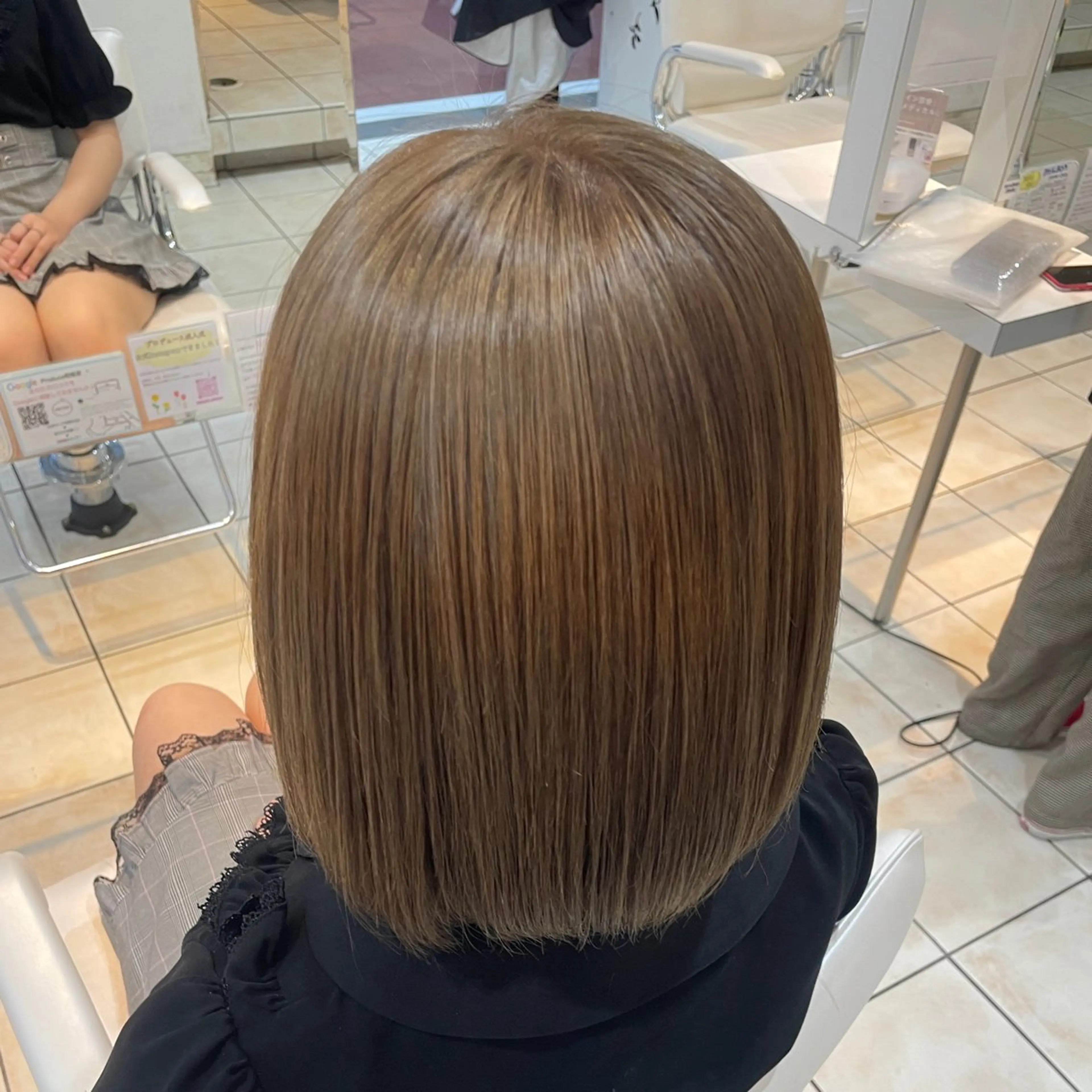 ショート カラー カット ブリーチ/ヘアセット 【𝙍𝙞𝙣𝙤】のヘアスタイル