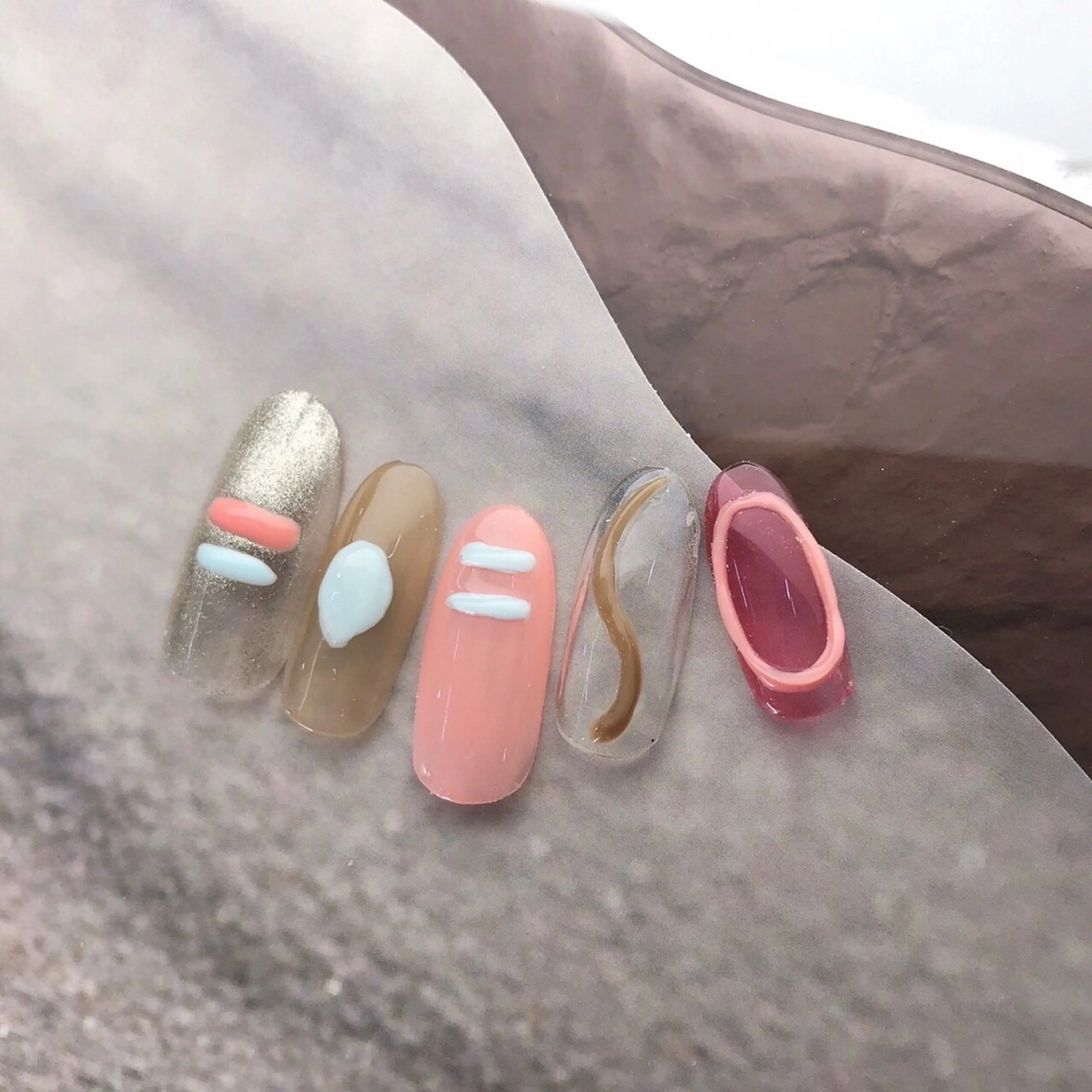 ネイル アートネイル ネイルチップ ⭐︎休業中の練習⭐︎ JNA認定講師髙橋のネイルデザイン