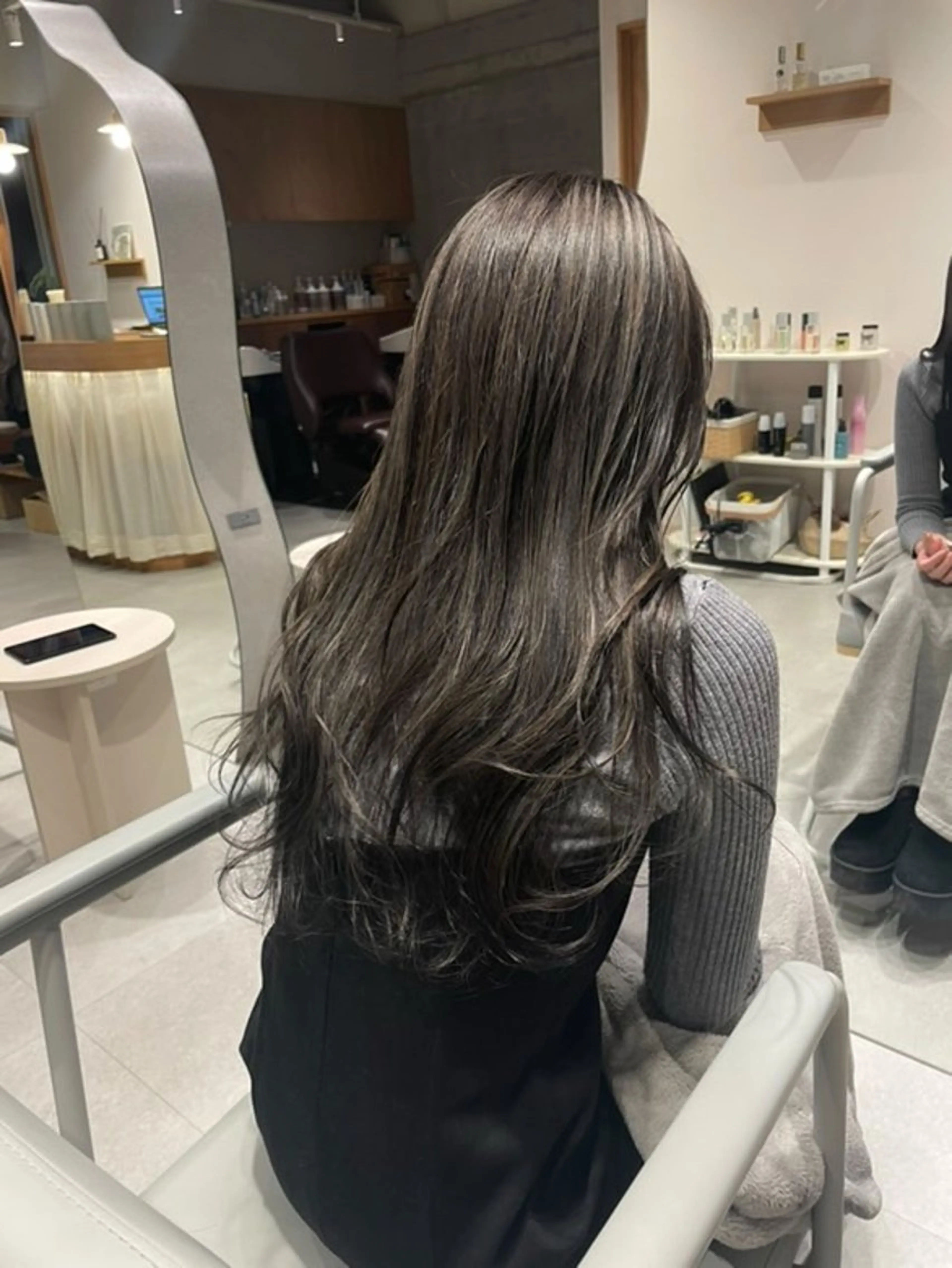 ロング カラー カット ヘアカラー トリートメント runru /muku.のヘアスタイル