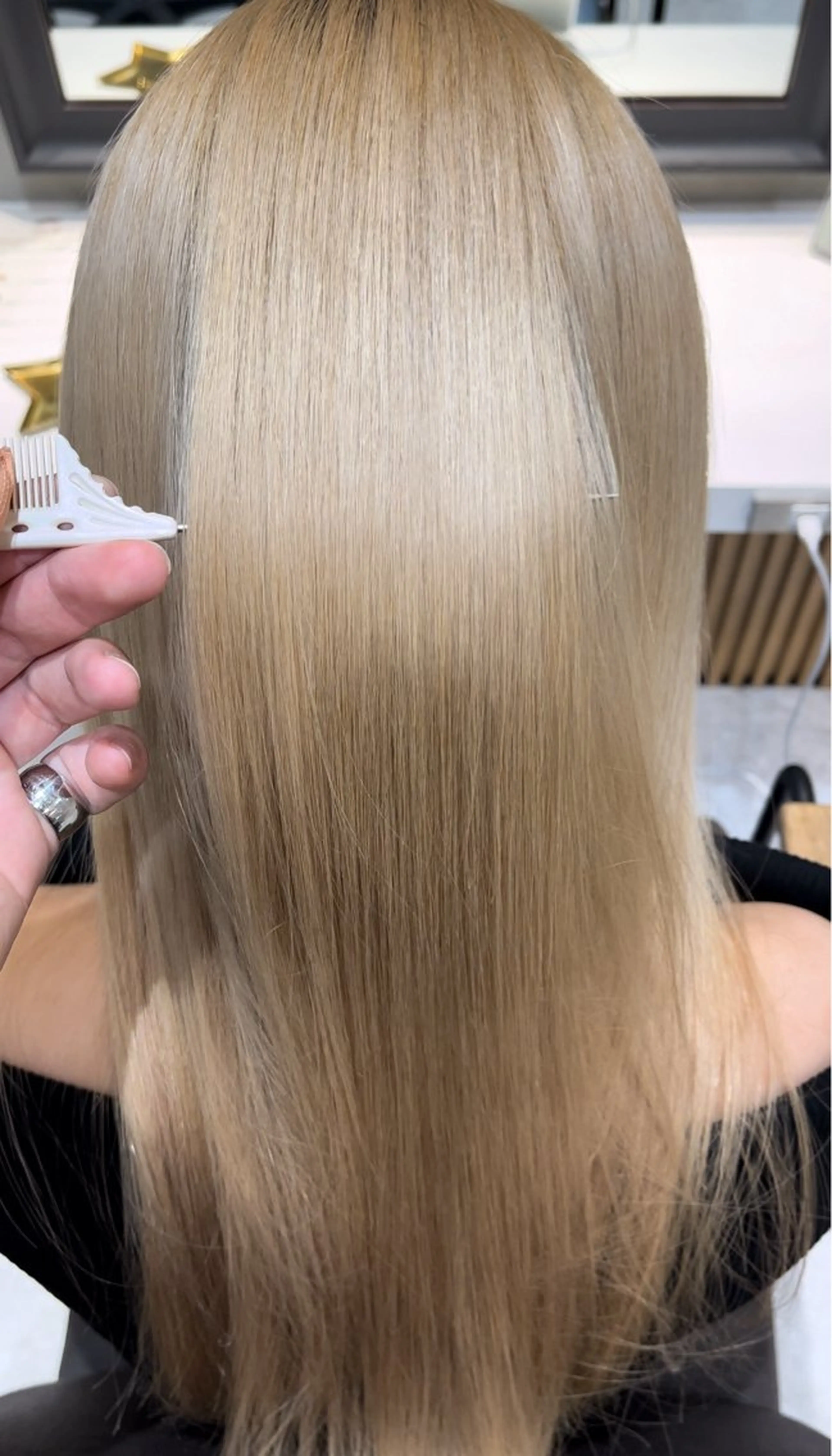 ロング トリートメント けいし🐬ボブ 美髪縮毛矯正のヘアスタイル