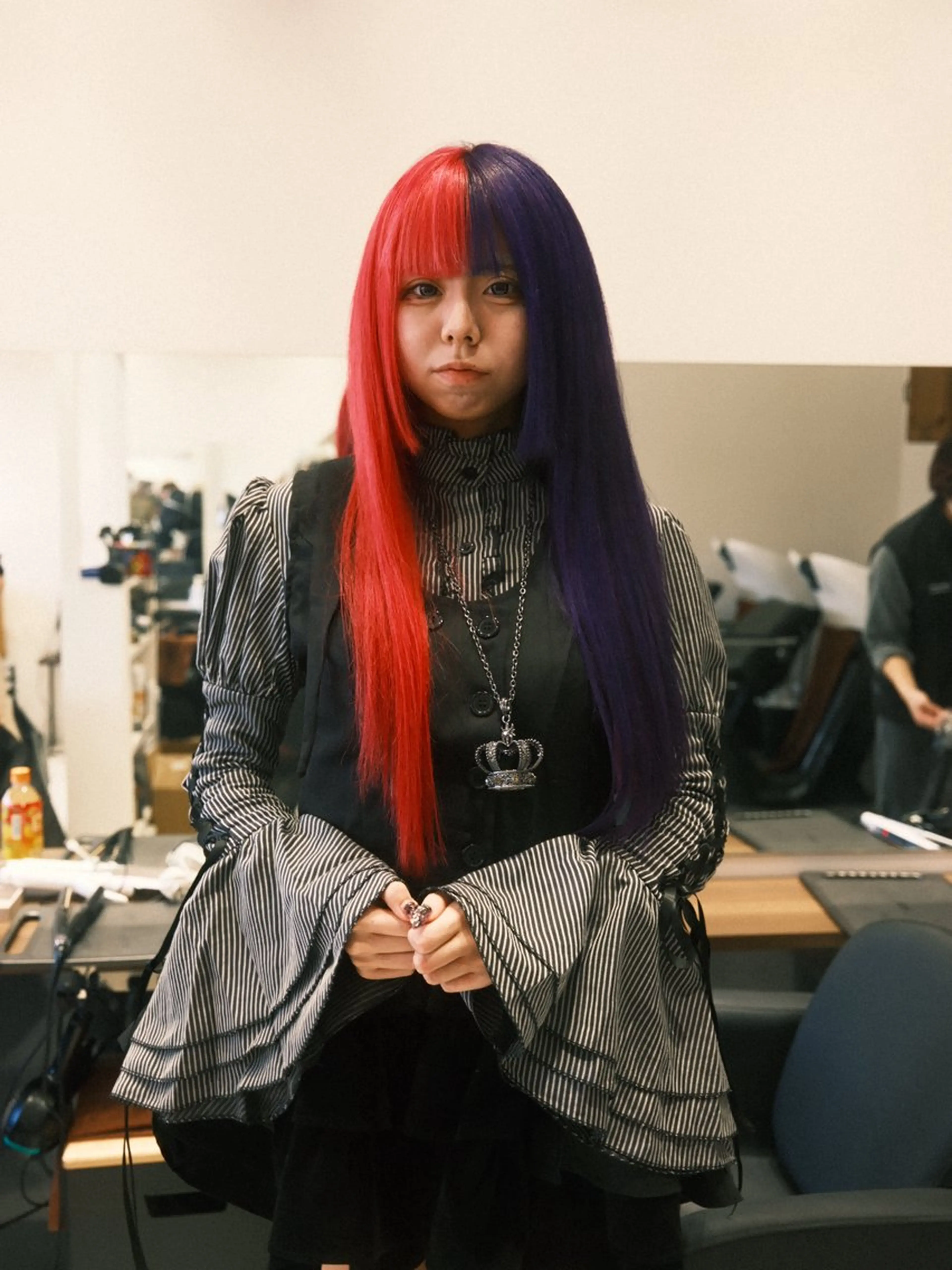 ロング カラー ヘアアレンジ ヘアカラー トリートメント 個性爆弾💣 ダブルカラー/ゆかのヘアスタイル