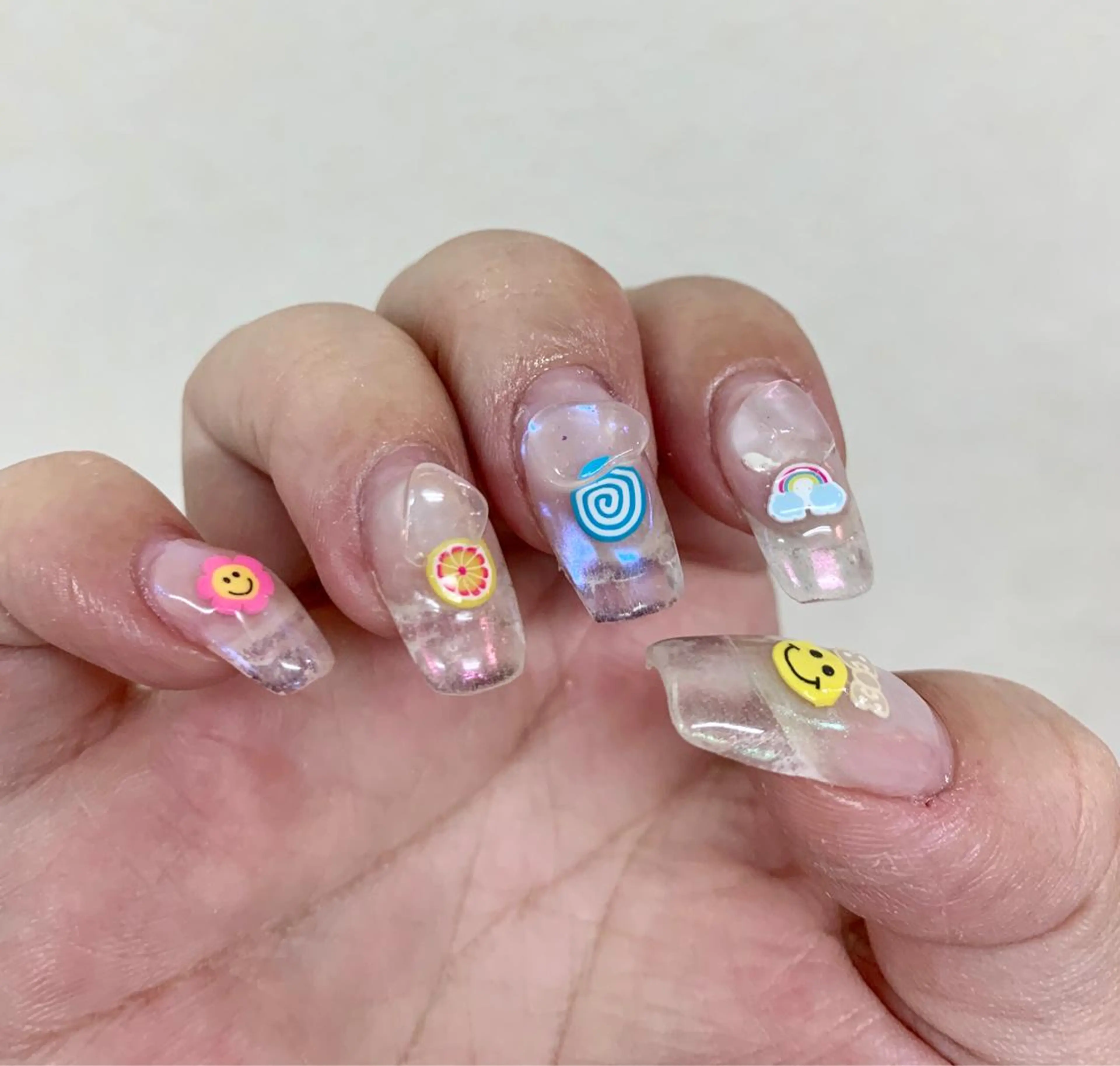 ネイル 長さ出し ハンドネイル JuniNail 주니네일🇰🇷suのネイルデザイン