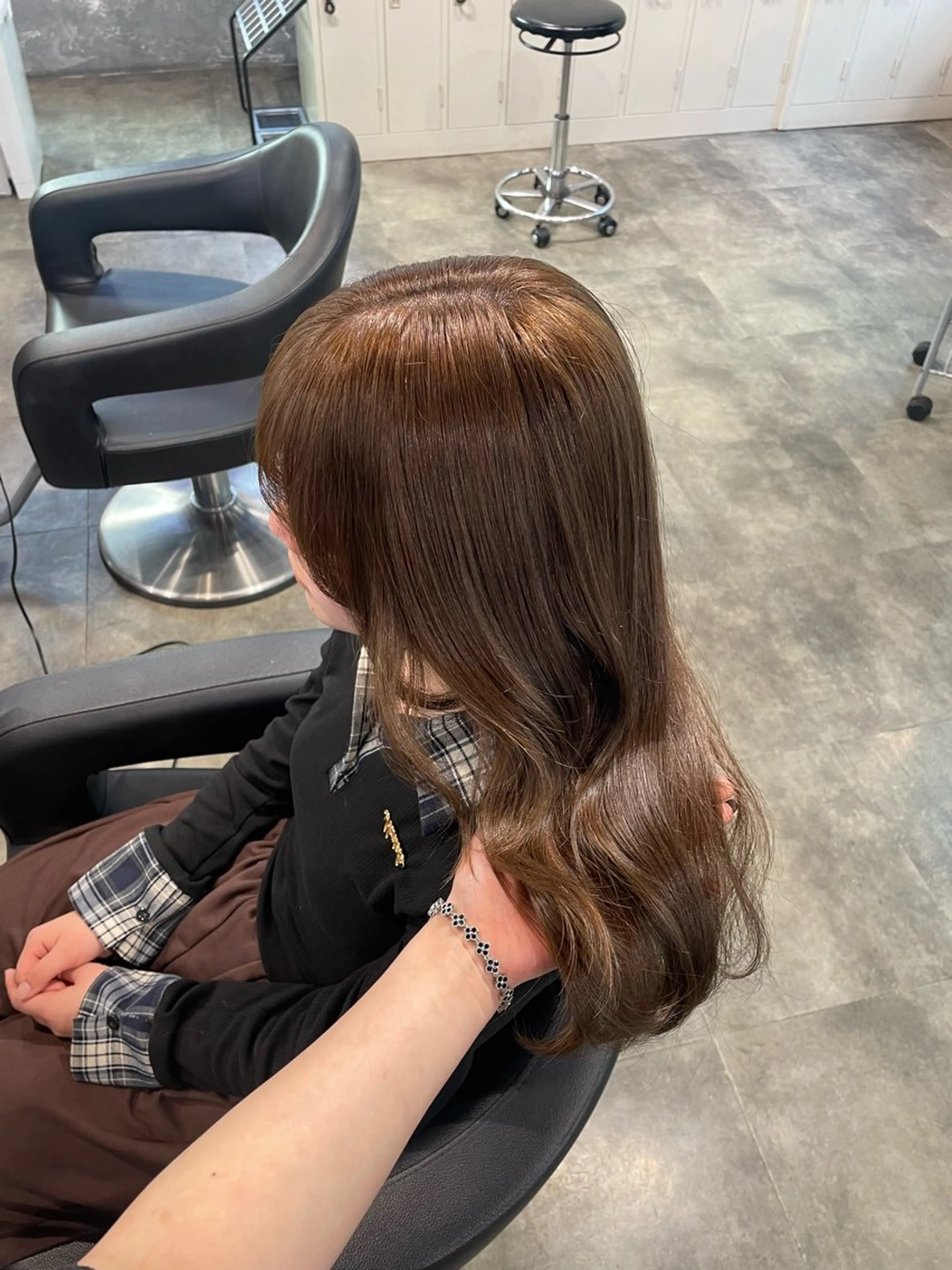 カラー ヘアカラー トリートメント ヘアセット 🤍透明感韓国 レディ/まりん🤍のヘアスタイル