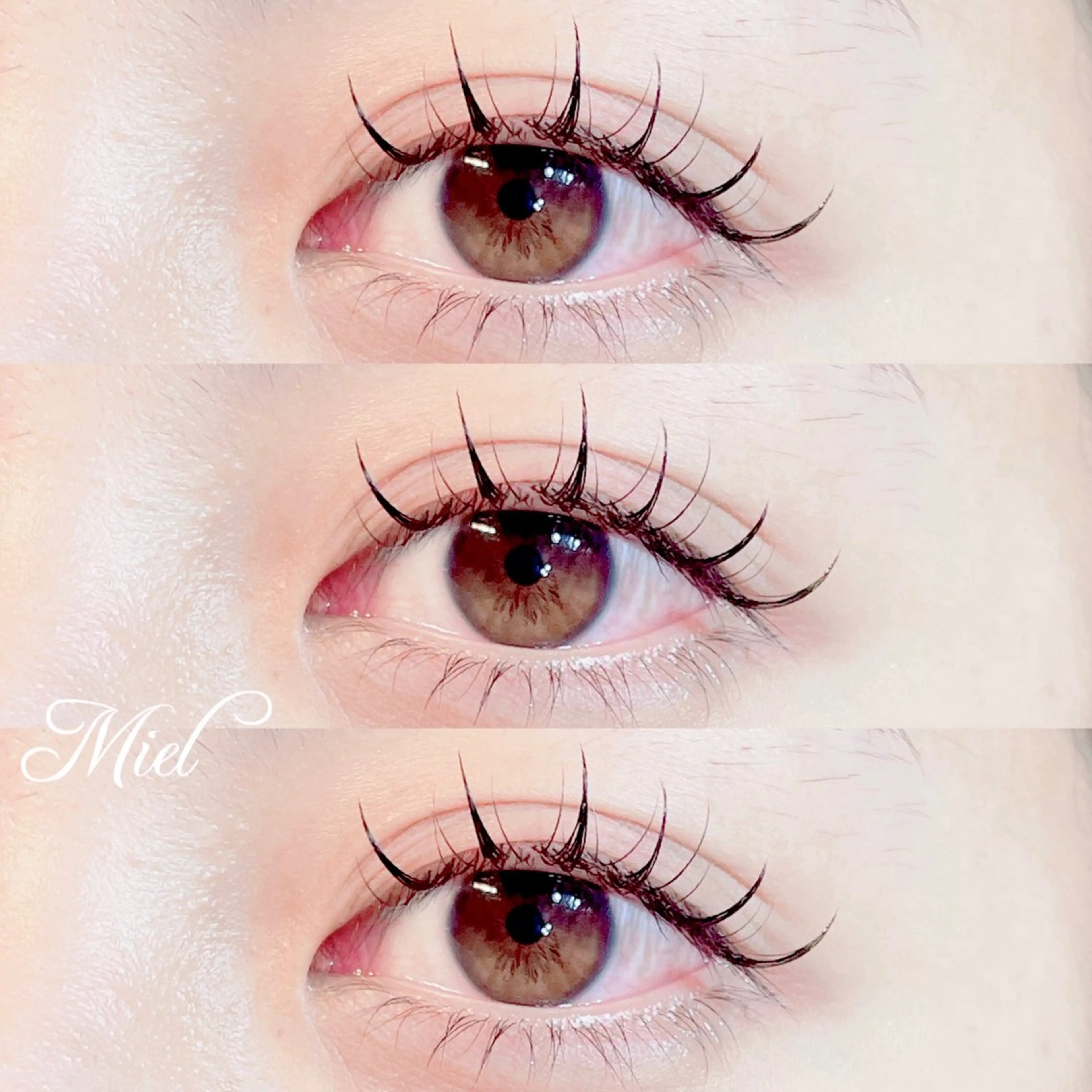 マツエク・マツパ カラーマツエク フラットラッシュ ボリュームラッシュ ワンホンマツエク Mori ✨Mystical✨のマツエク・マツパデザイン