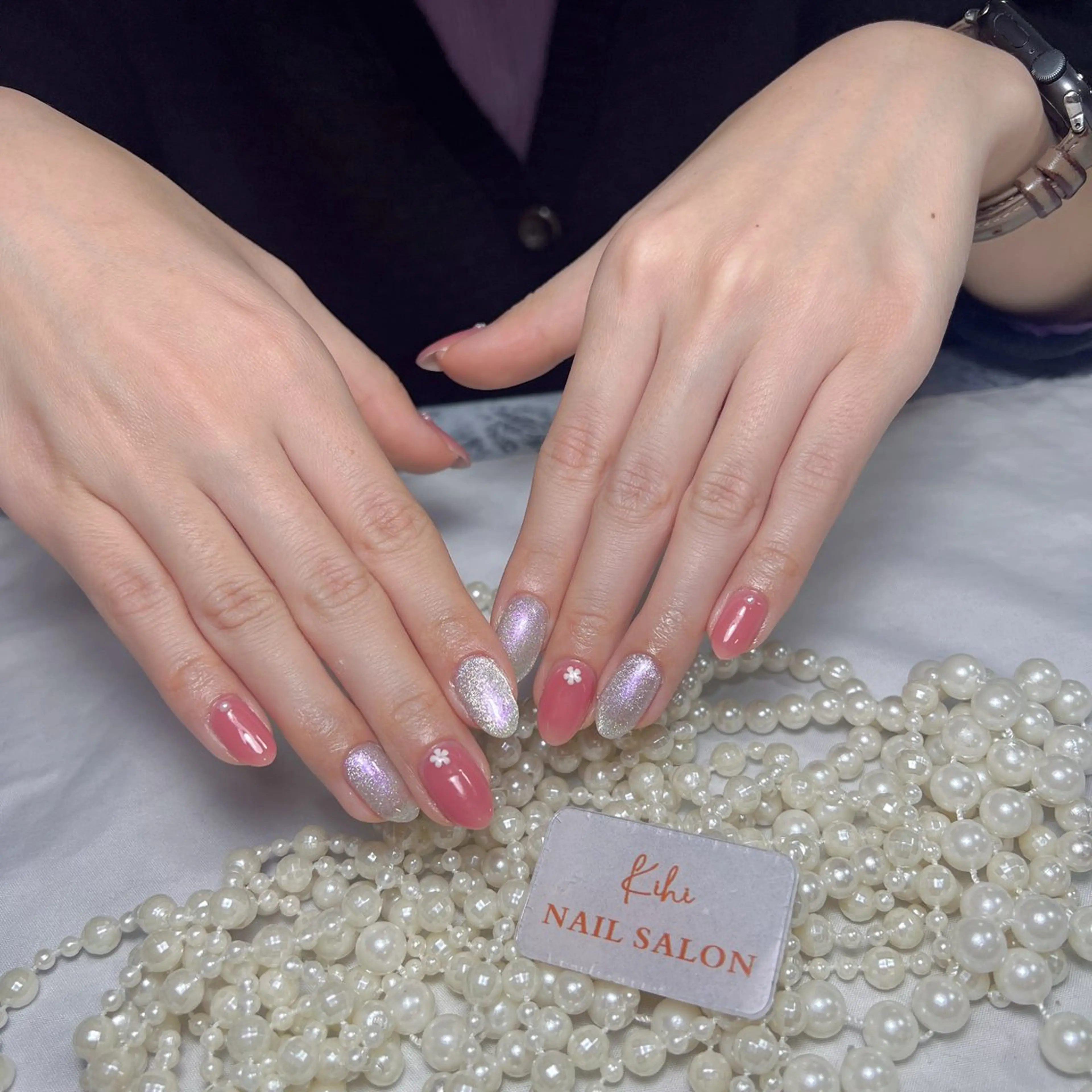 ネイル アートネイル フレンチネイル ジェルネイル グラデーション 韓国ネイル 村中 ハナのネイルデザイン