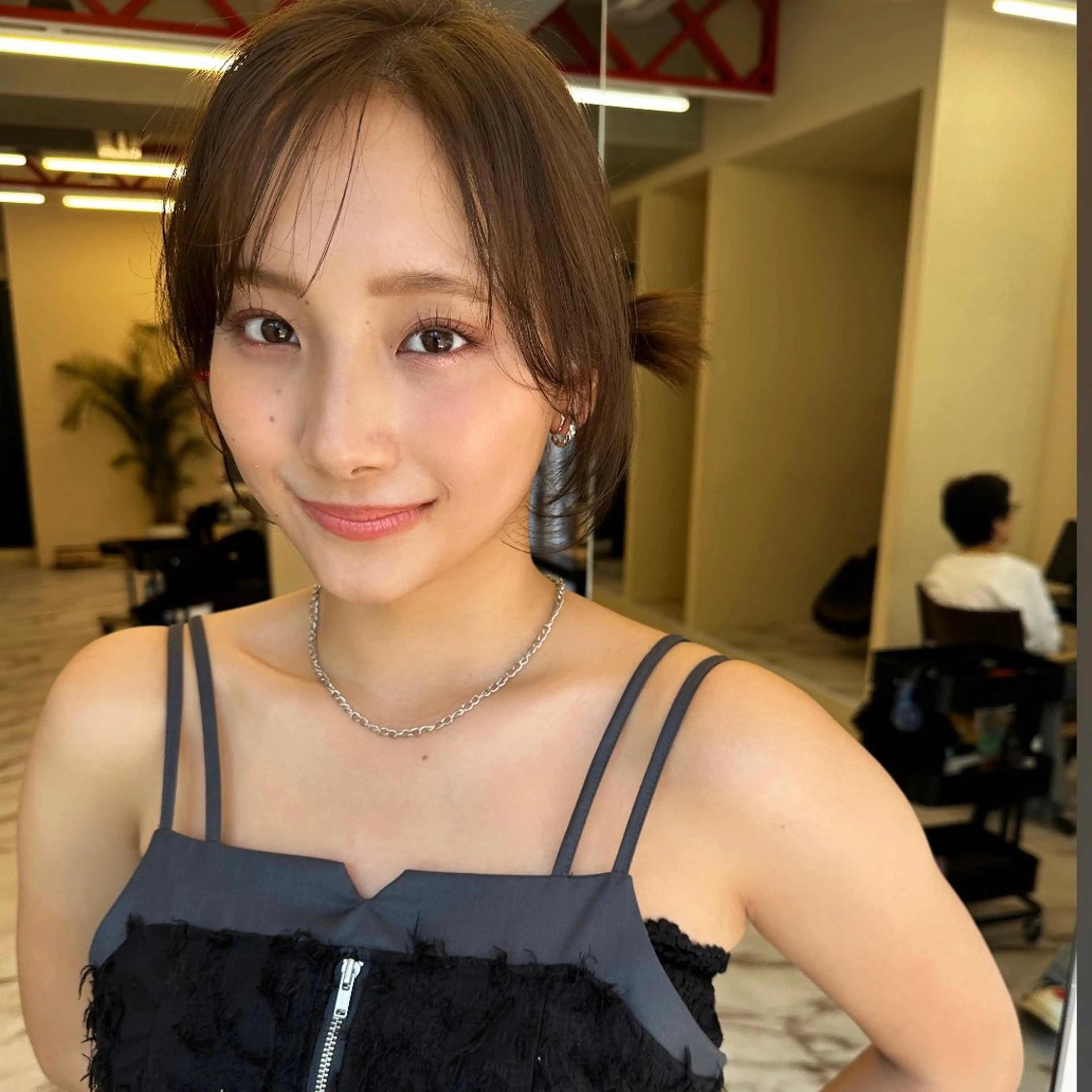 ロング カラー ヘアアレンジ her  by RIN hair所属・再現性×メンズヘア/ 表参道/MOMONEのヘアスタイル