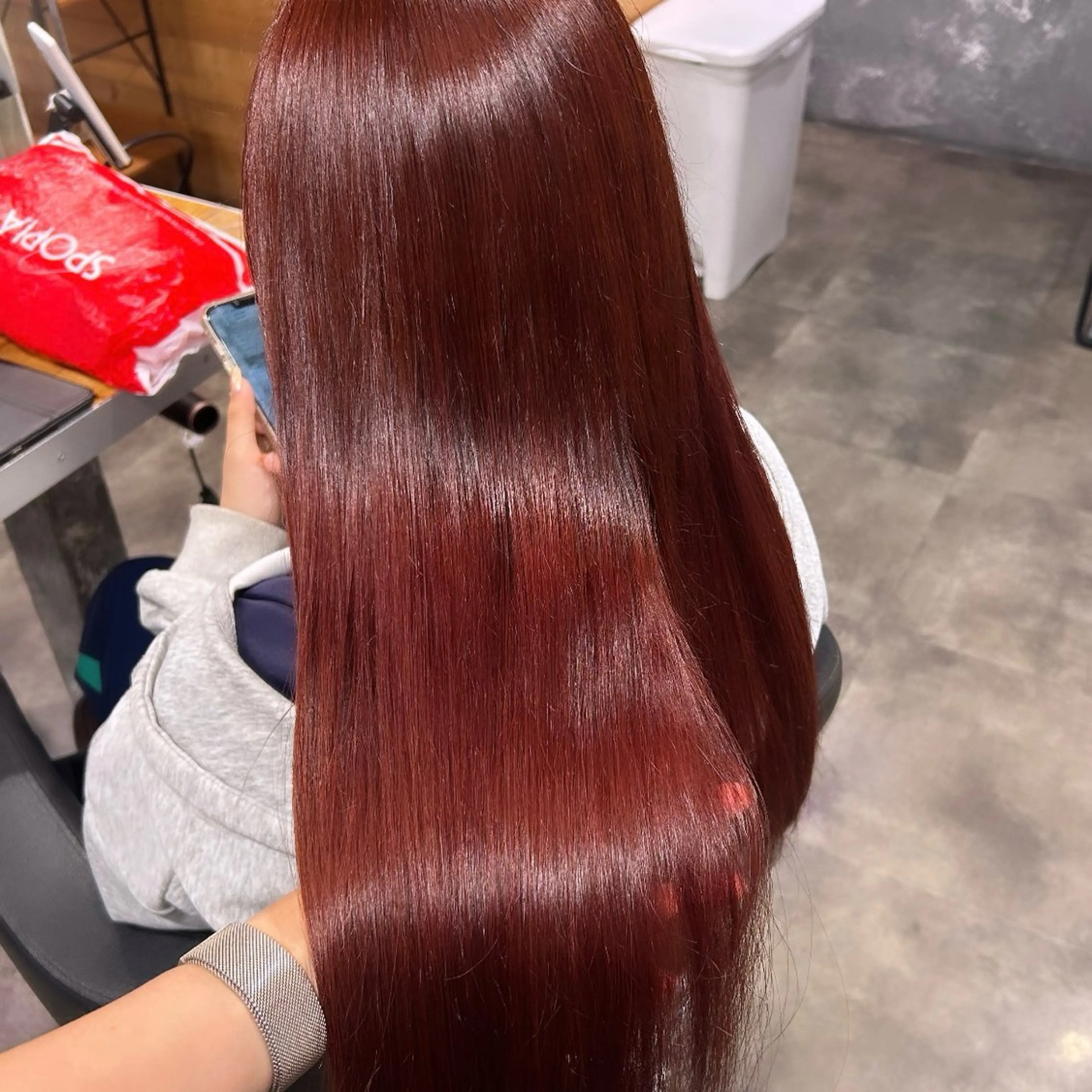 ロング IS所属・横浜美容室/透明感 カラー/レイヤーのヘアスタイル