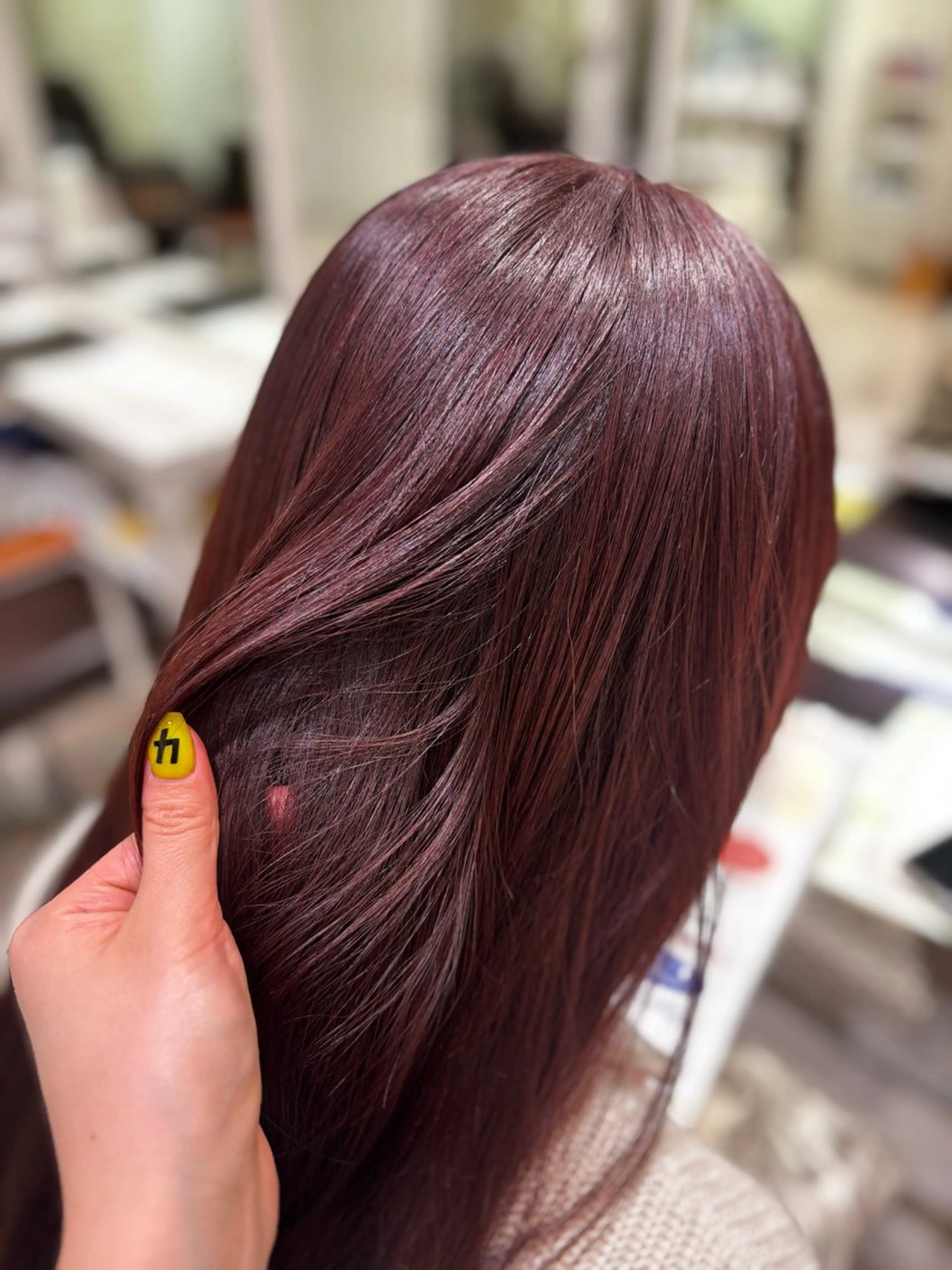 セミロング カット ヘアカラー トリートメント 髪質改善/まつパ👀 himari🌻のマツエク・マツパデザイン