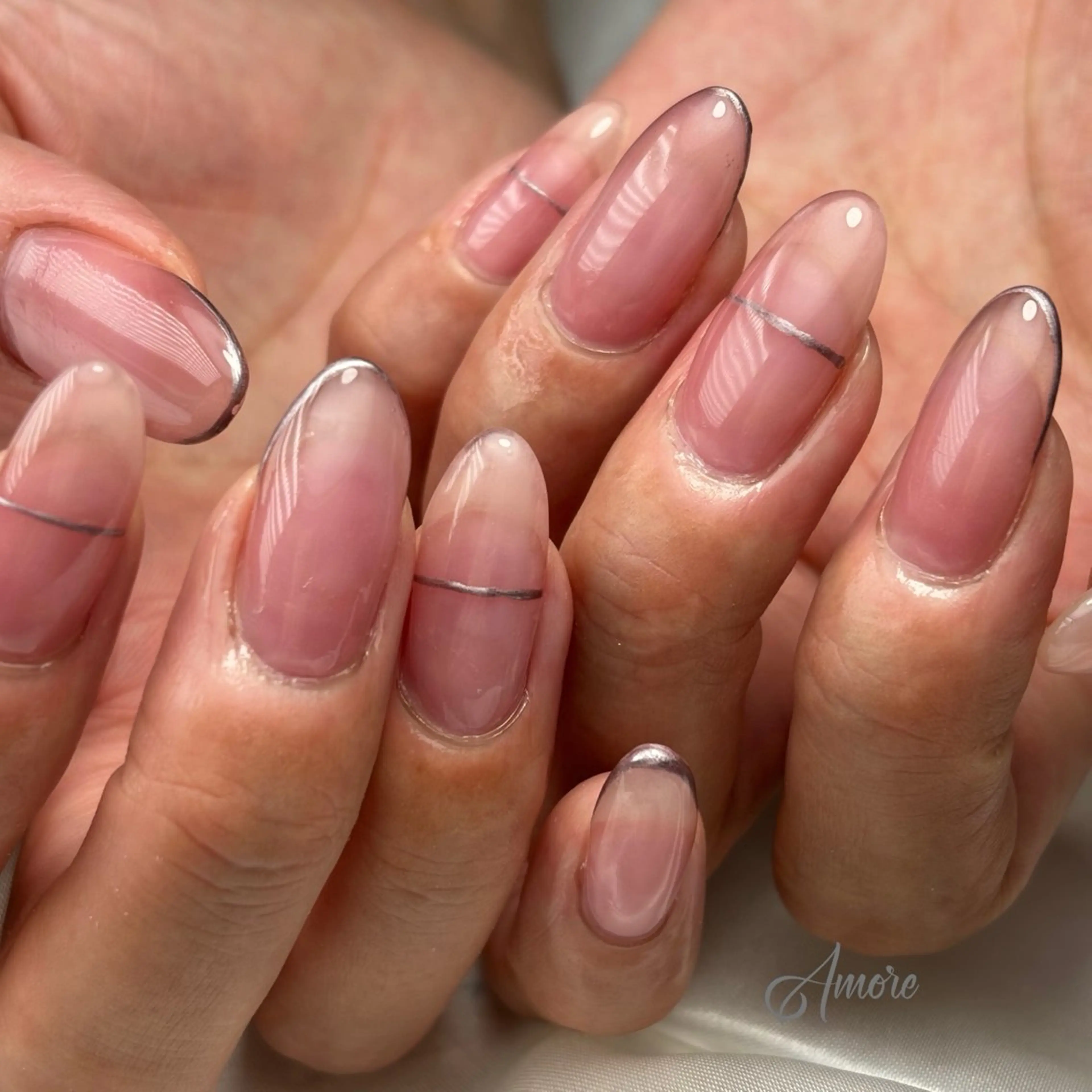 ネイル ジェルネイル キラキラネイル 韓国ネイル マグネットネイル パラジェル You kyehwaのネイルデザイン