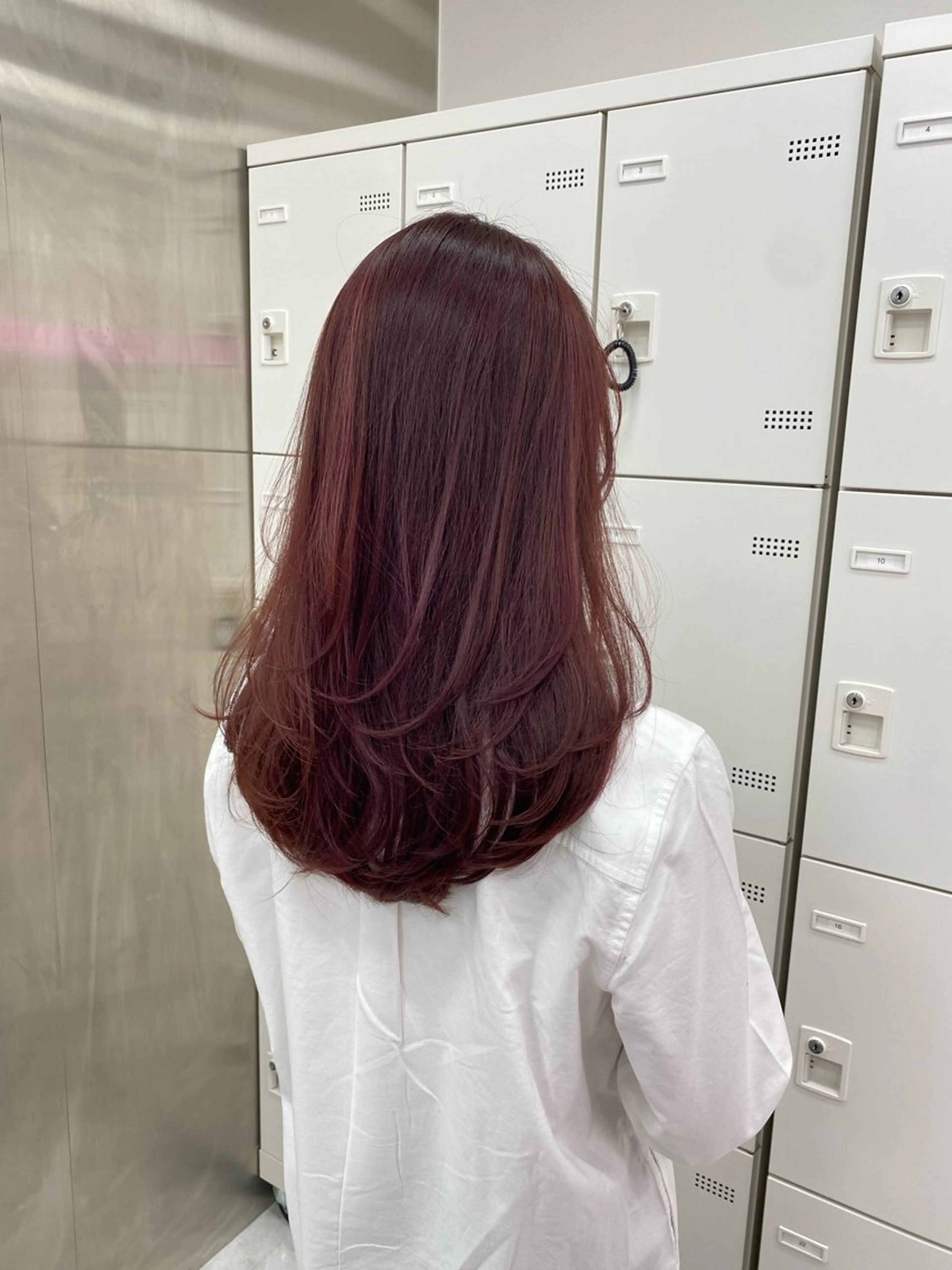 セミロング カラー 💖トレンドカラー ブリーチ💖りくのヘアスタイル