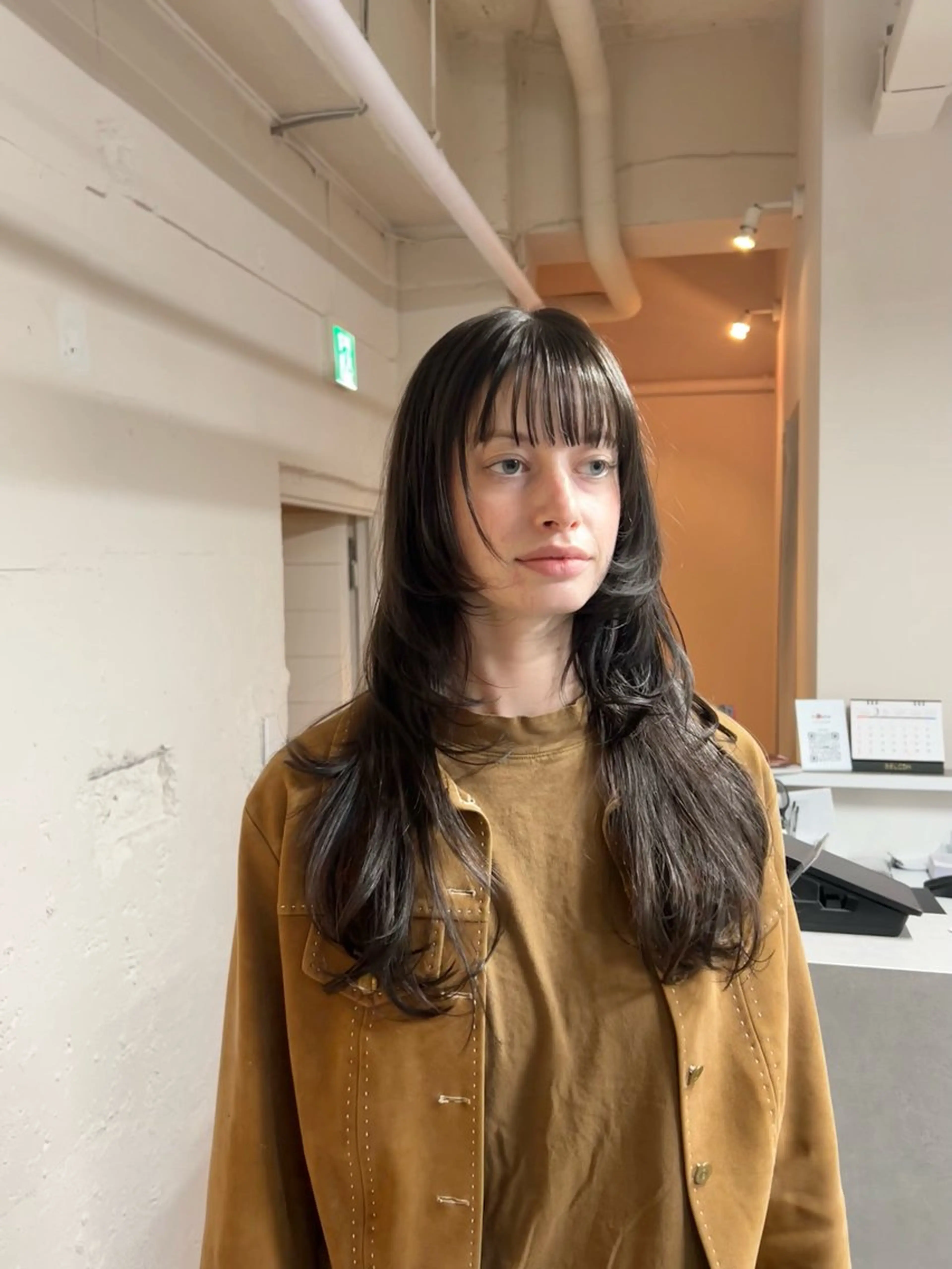 ロング カット ヘアカラー トリートメント tokute Takahashiのヘアスタイル