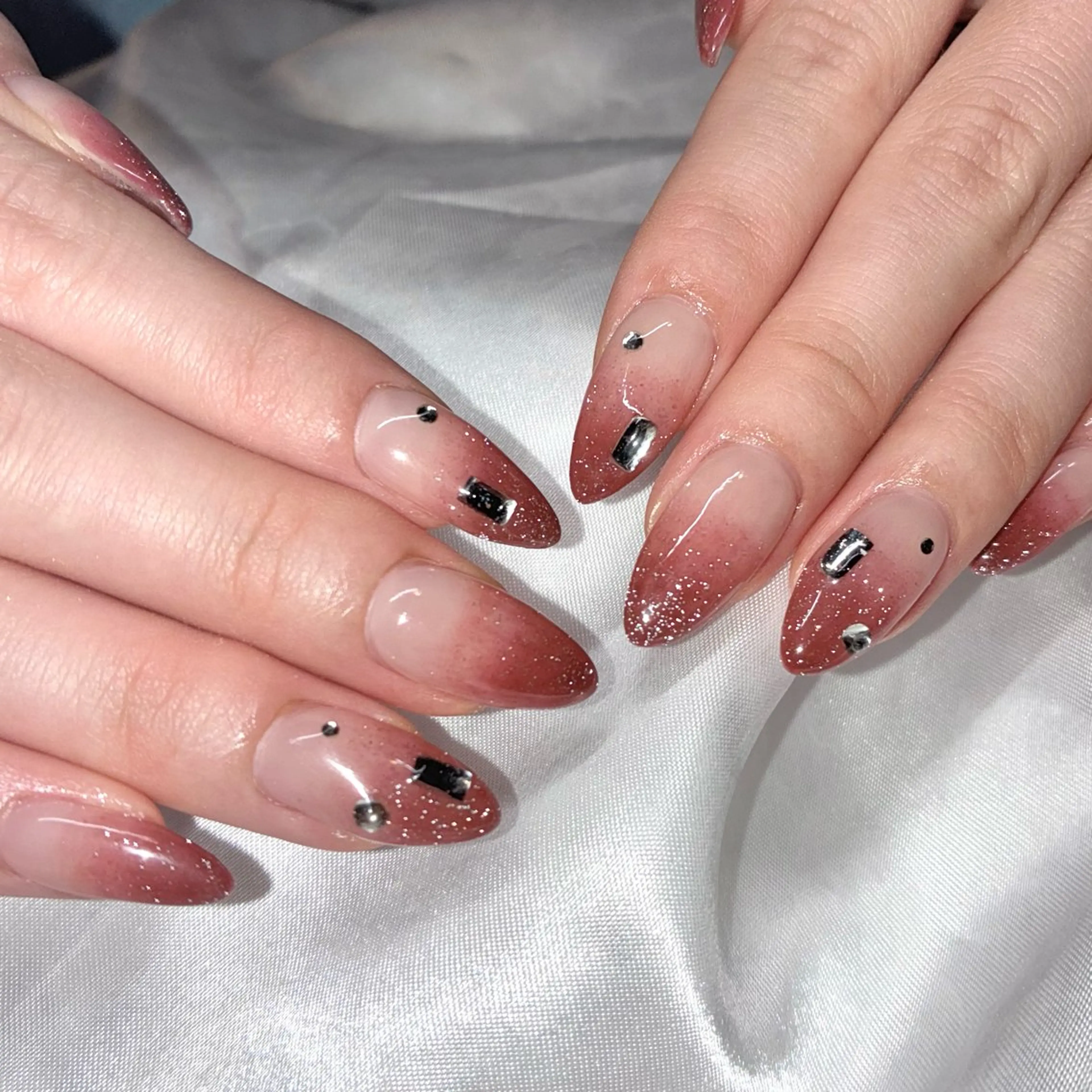 ネイル フラッシュネイル ハンドネイル Nail ヌシん家 AKANEのネイルデザイン