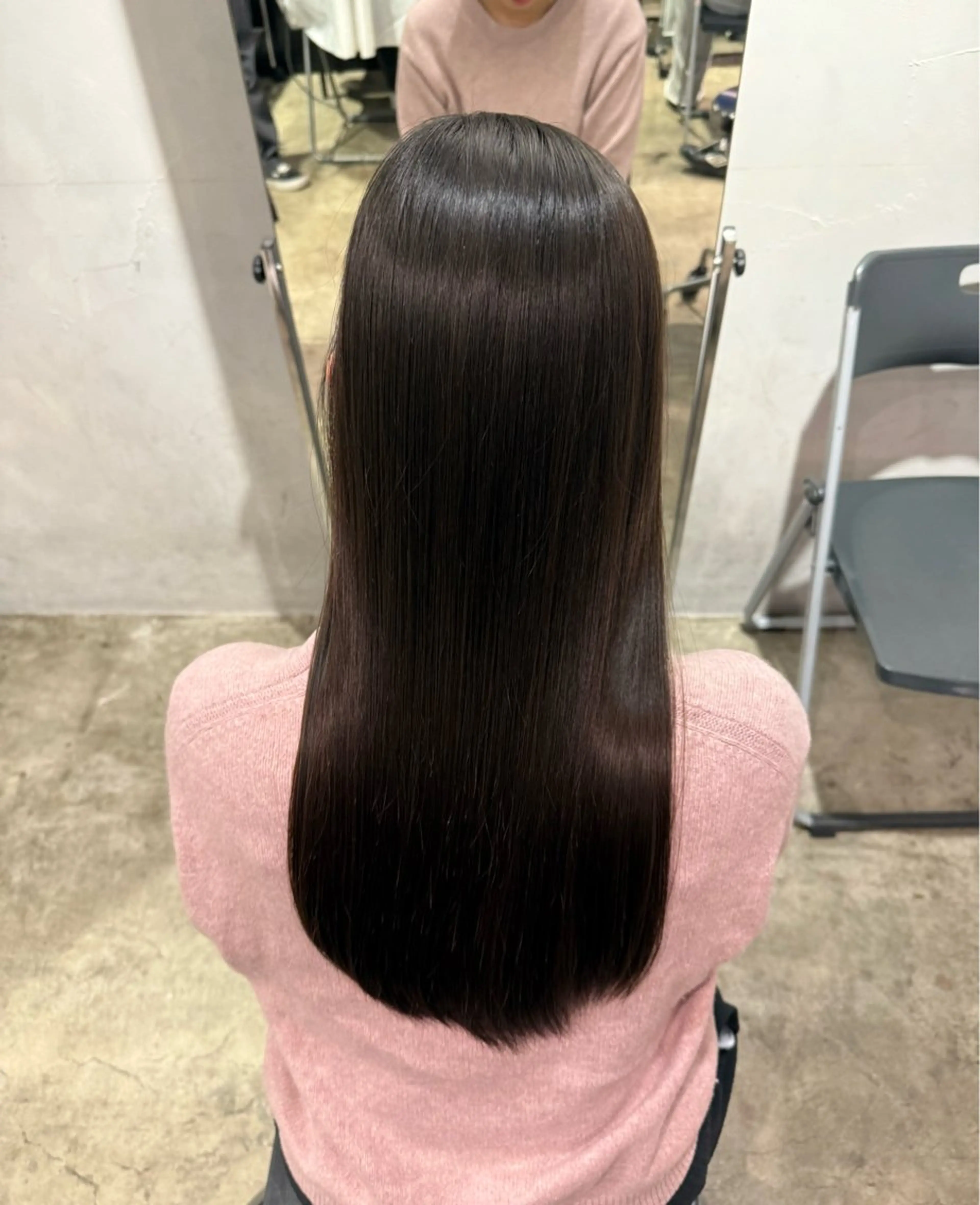 縮毛矯正＋ワンカラー✨＋コーティングトリートメントの写真