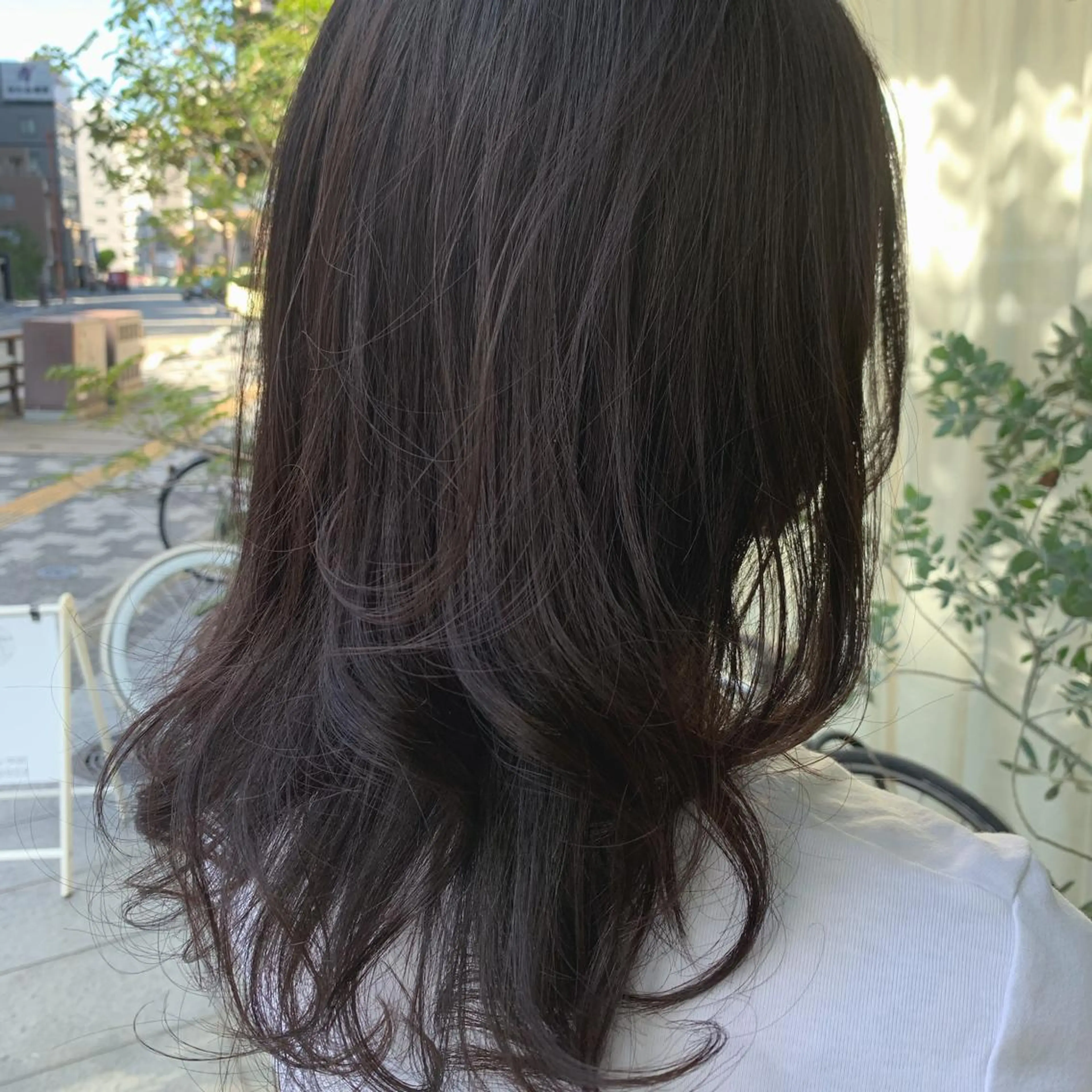 ロング カラー カット ヘアカラー fio マナミのヘアスタイル