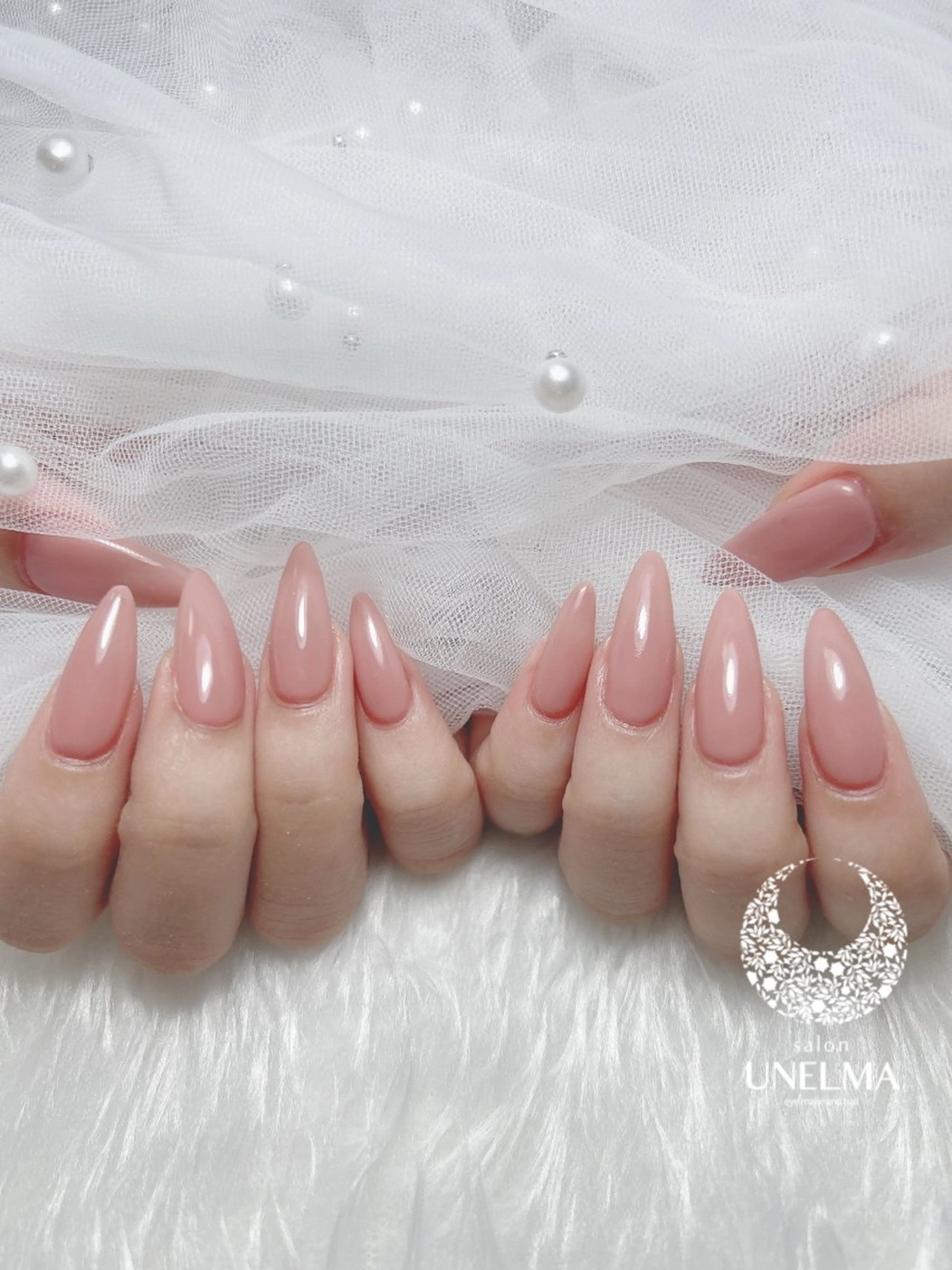 ネイル ワンカラーネイル ピンク MARINネイリスト /UNELMA天神のネイルデザイン