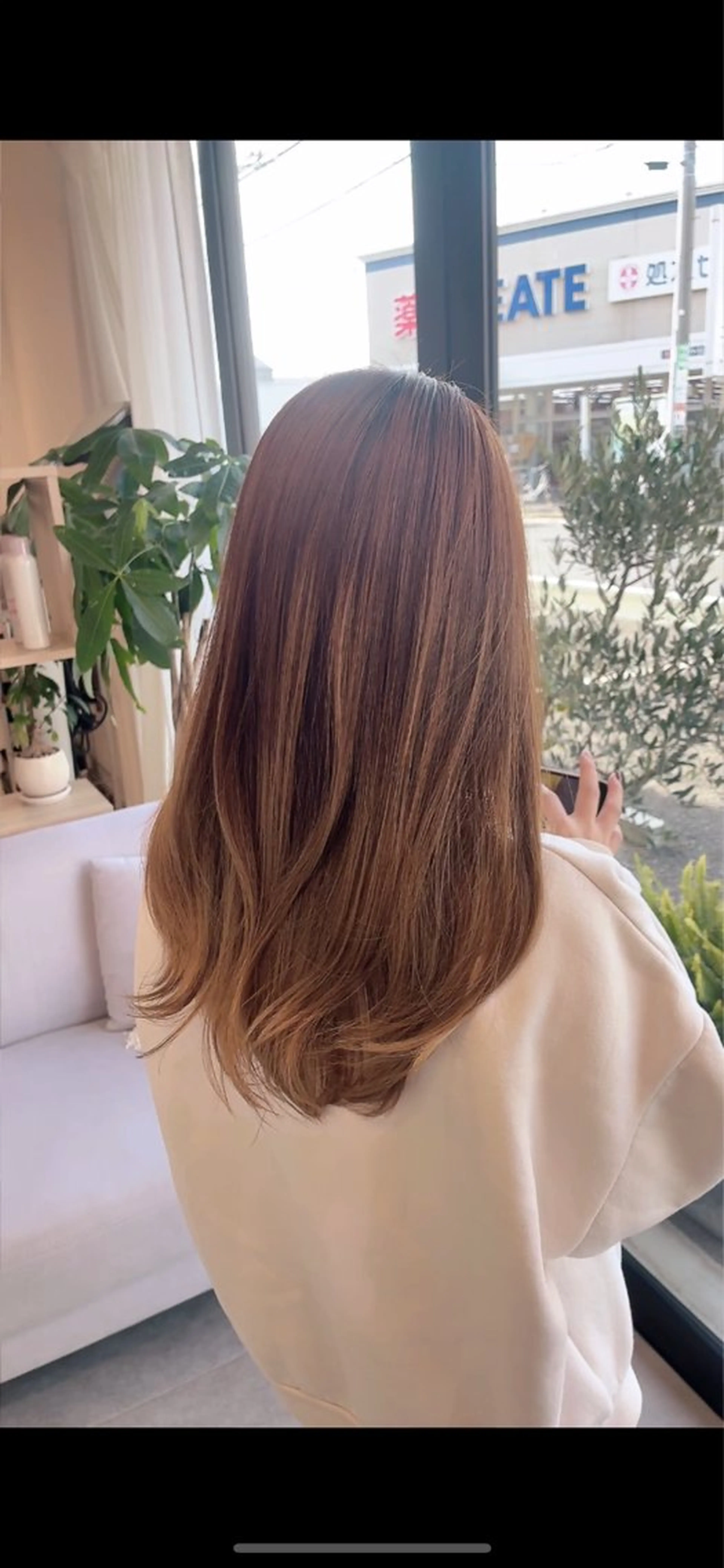 ロング 山田リベイル モデル募集のヘアスタイル