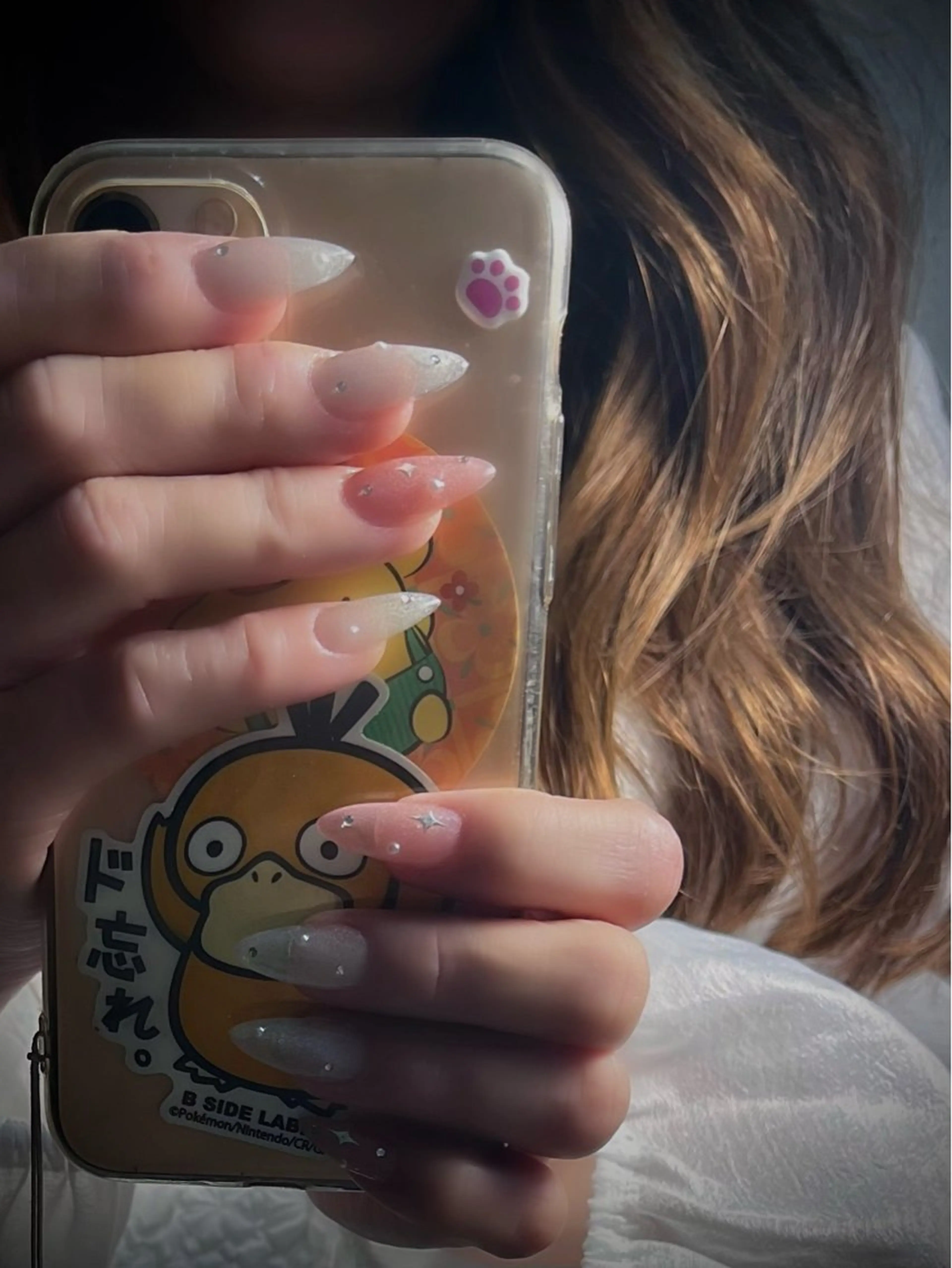 ネイル キラキラネイル マグネットネイル ワンカラーネイル スカルプネイル ワンホンネイル nine.🦋 YUKOのネイルデザイン