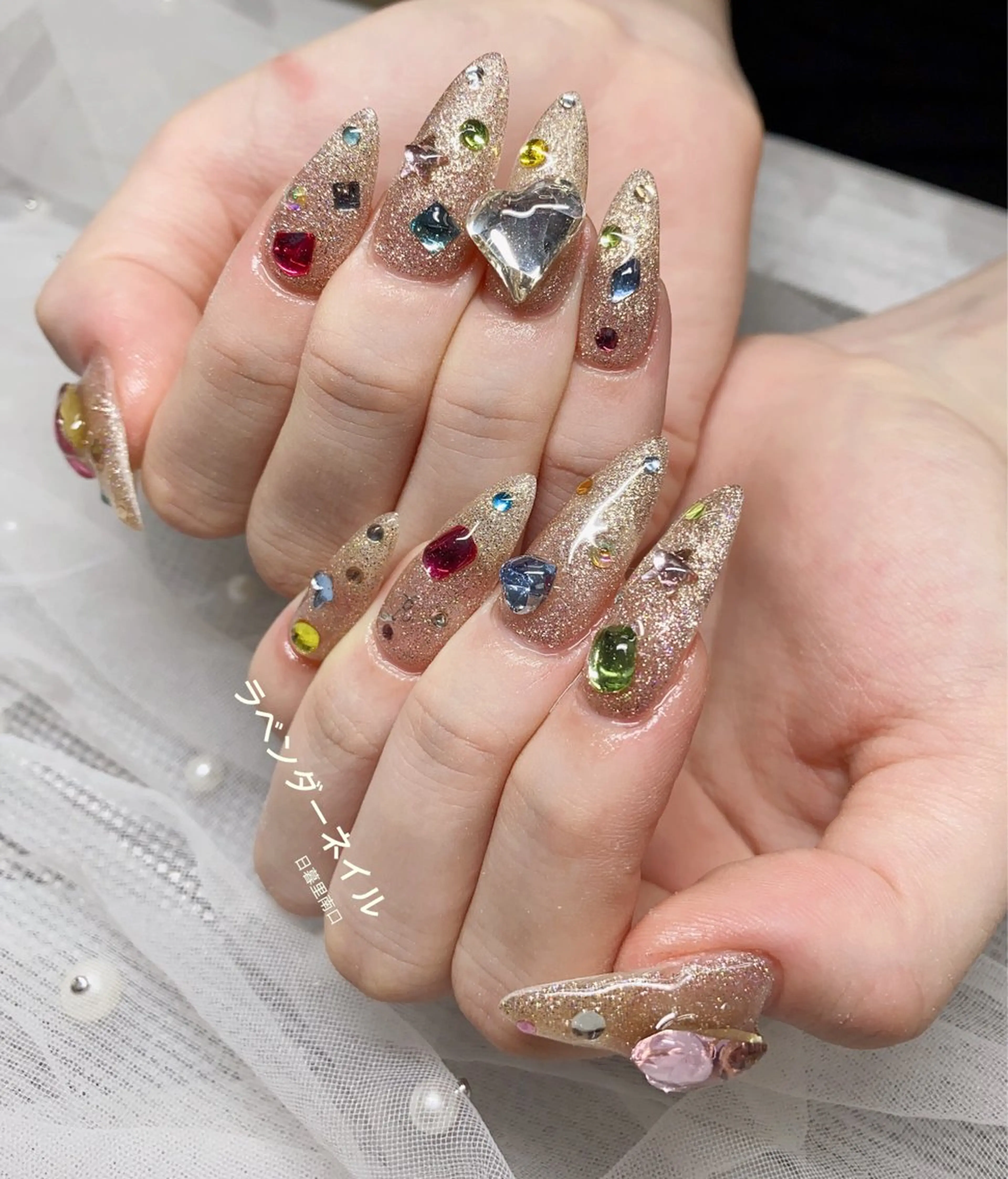 ネイル ラベンダー💖日暮里 ルル💖ネイルのネイルデザイン