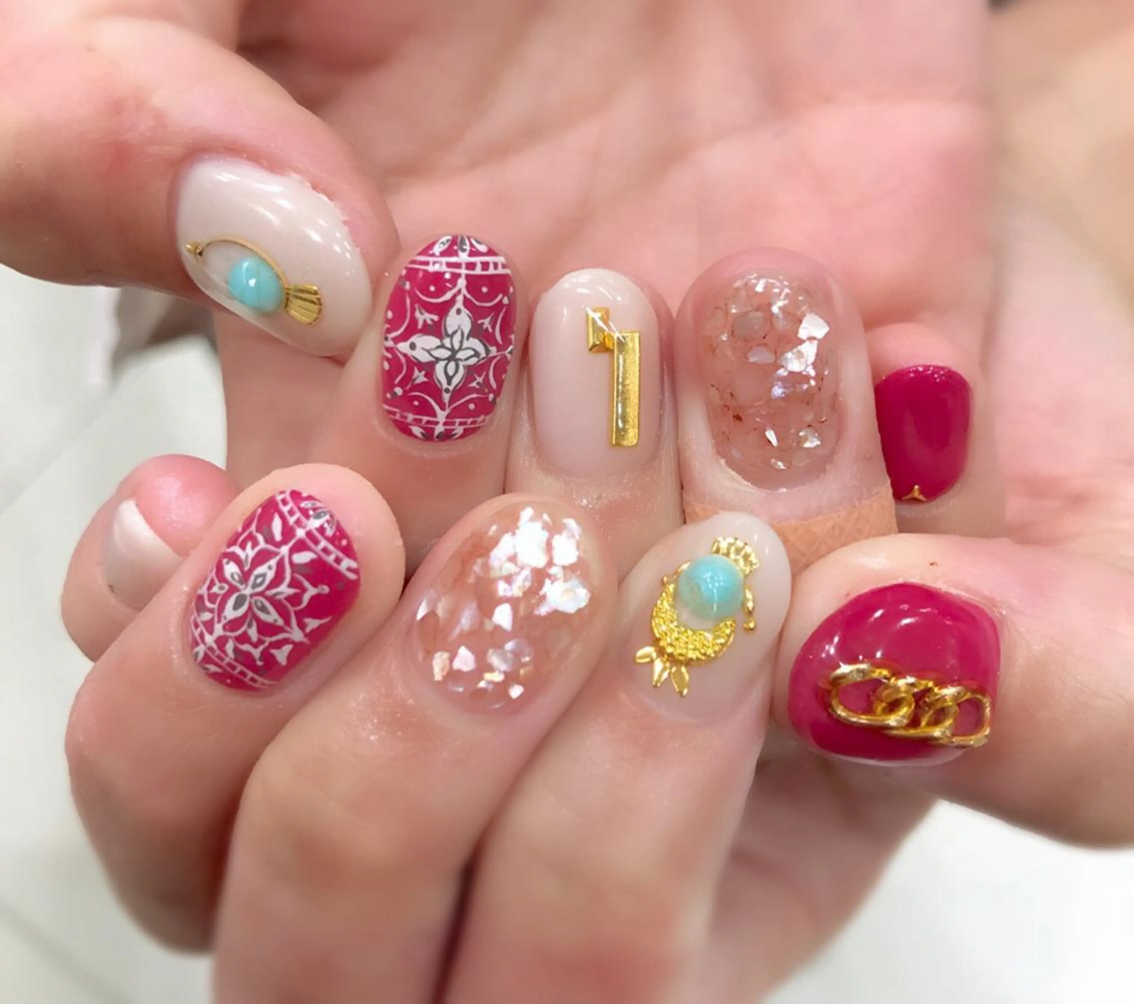 ネイル アートネイル Ash関内ネイリスト 荒木のネイルデザイン