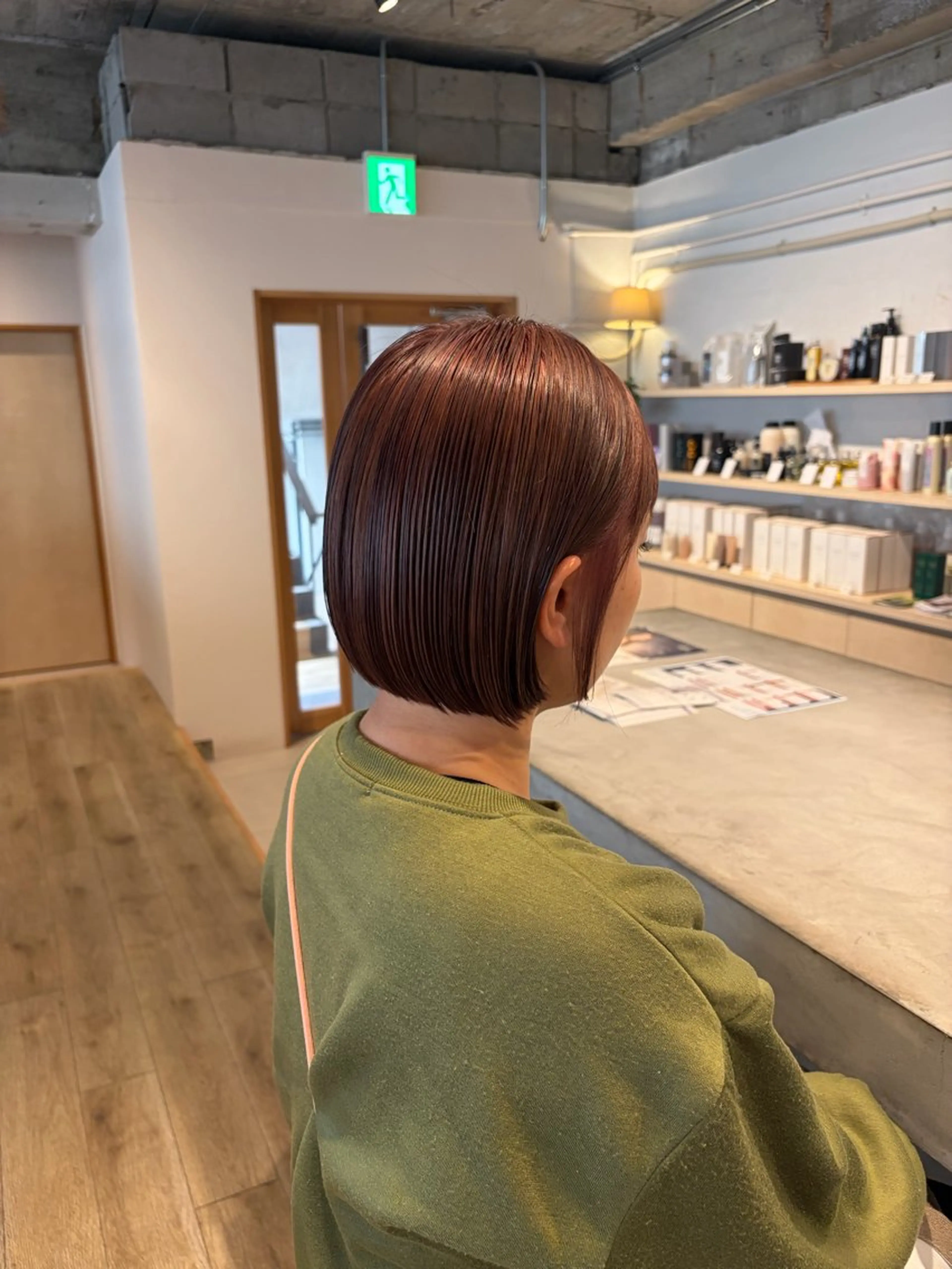 ショート カラー デザインカラー まとい  ︎︎のヘアスタイル