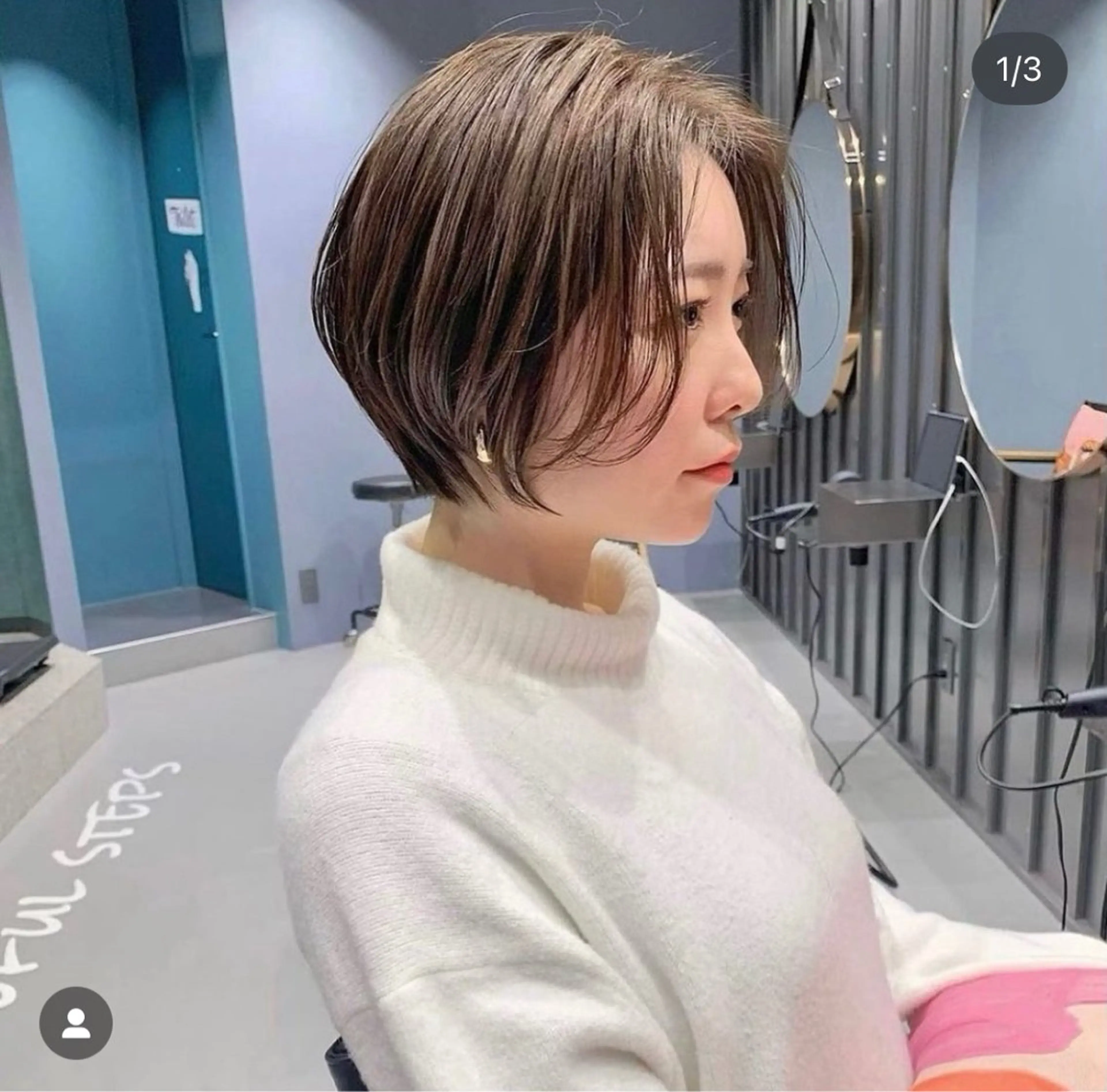 ショート カラー 伊藤 優里のヘアスタイル