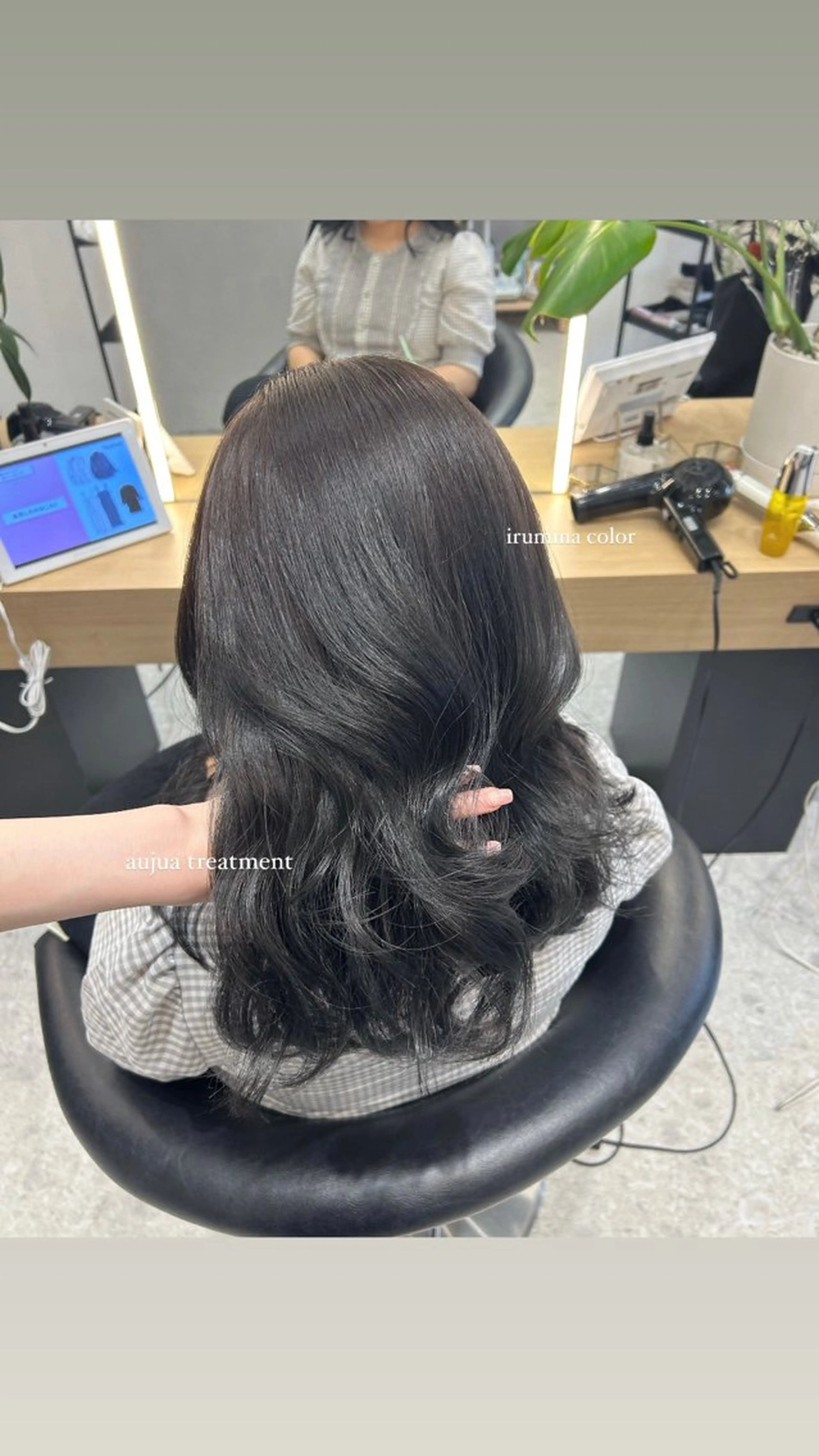 ミディアム rio¦ブラウン¦暗 髪¦縮毛矯正🌙のヘアスタイル