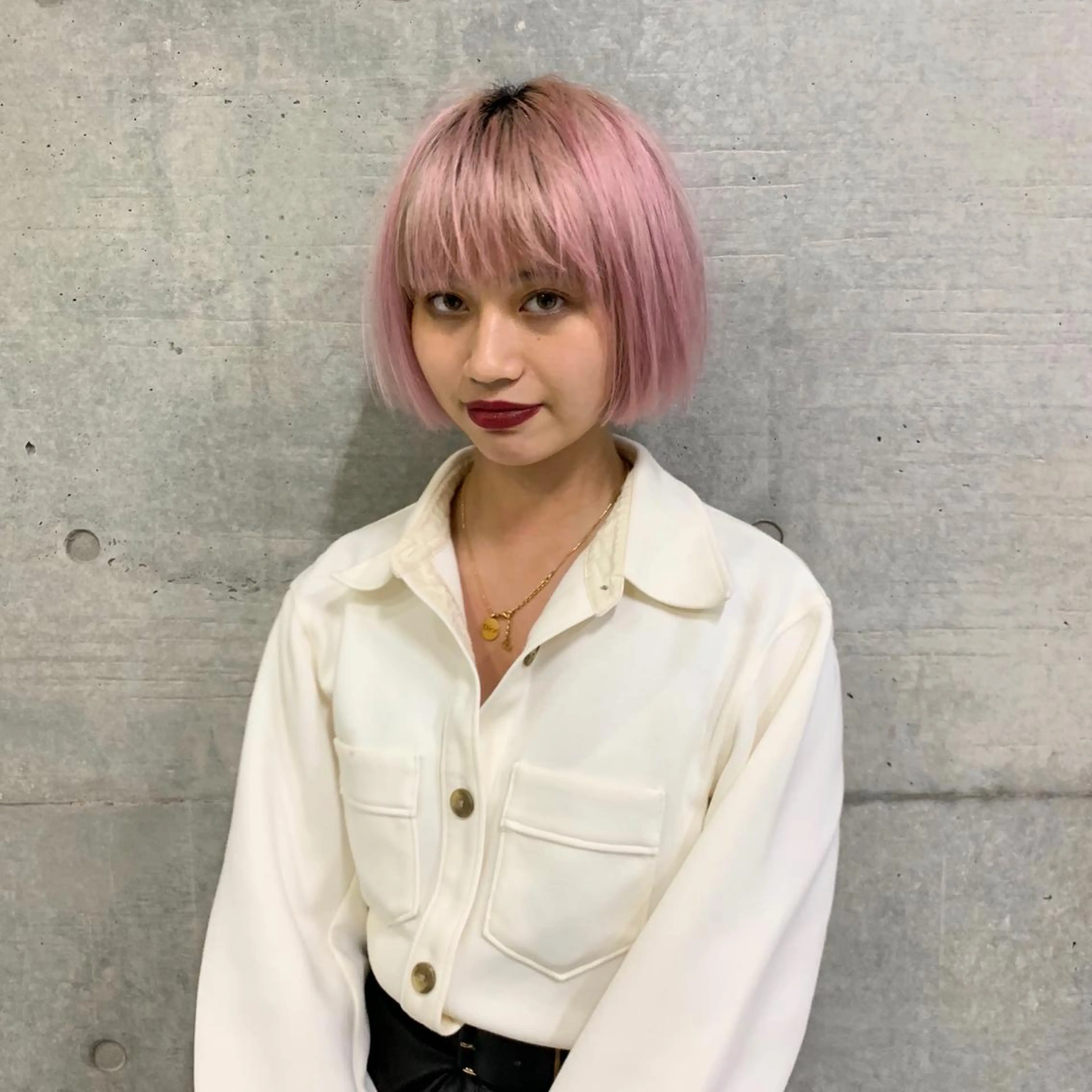 ショート カラー ブリーチ ケアブリーチ ダブルカラー グラデーションカラー インナーカラー ヘアカラー トリートメント THE./ブリーチ 透感カラー/髪質改善のヘアスタイル