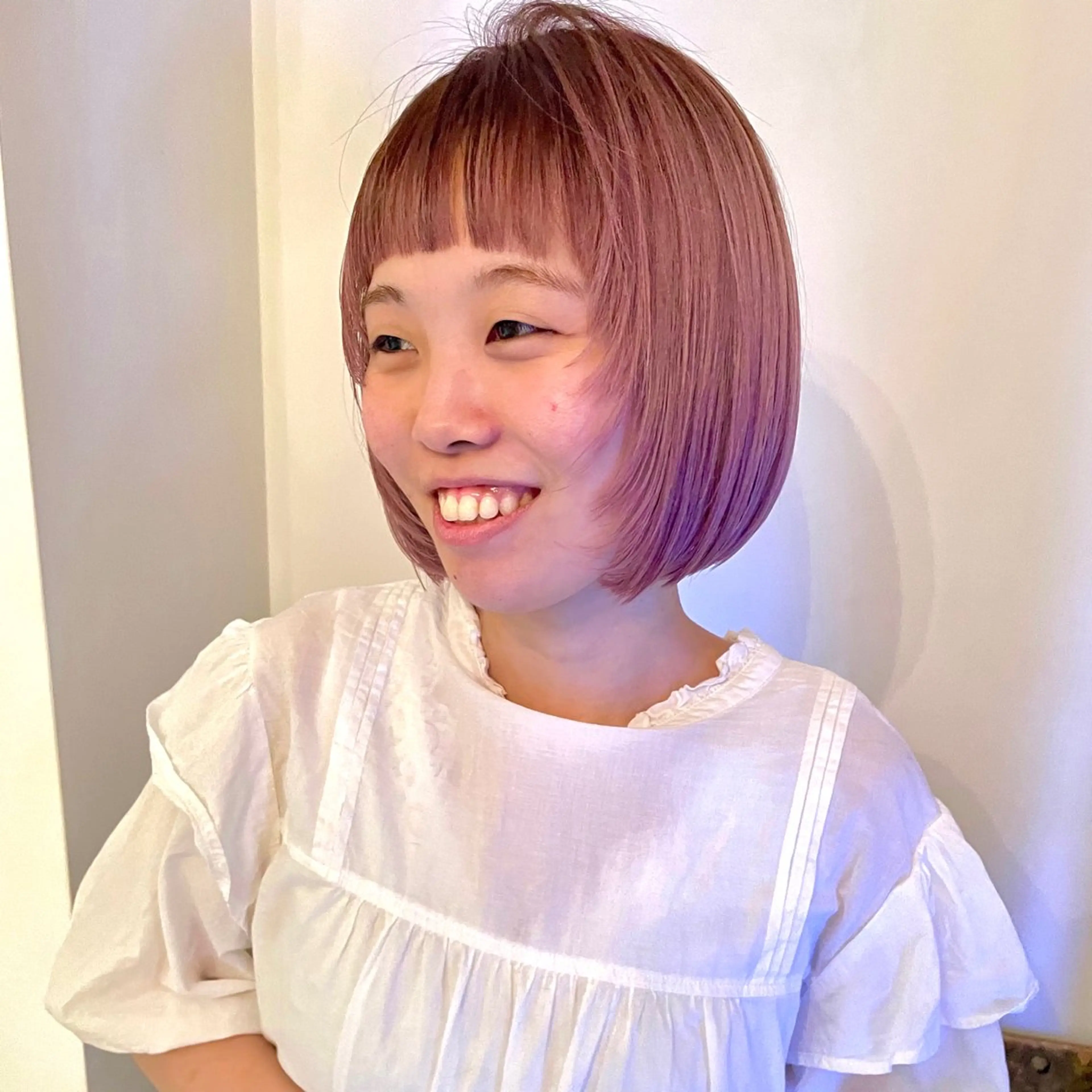 ショート ボブ 顔周りカット Asti  blanche所属・ショート/ブリーチ mizuki🐋のヘアスタイル