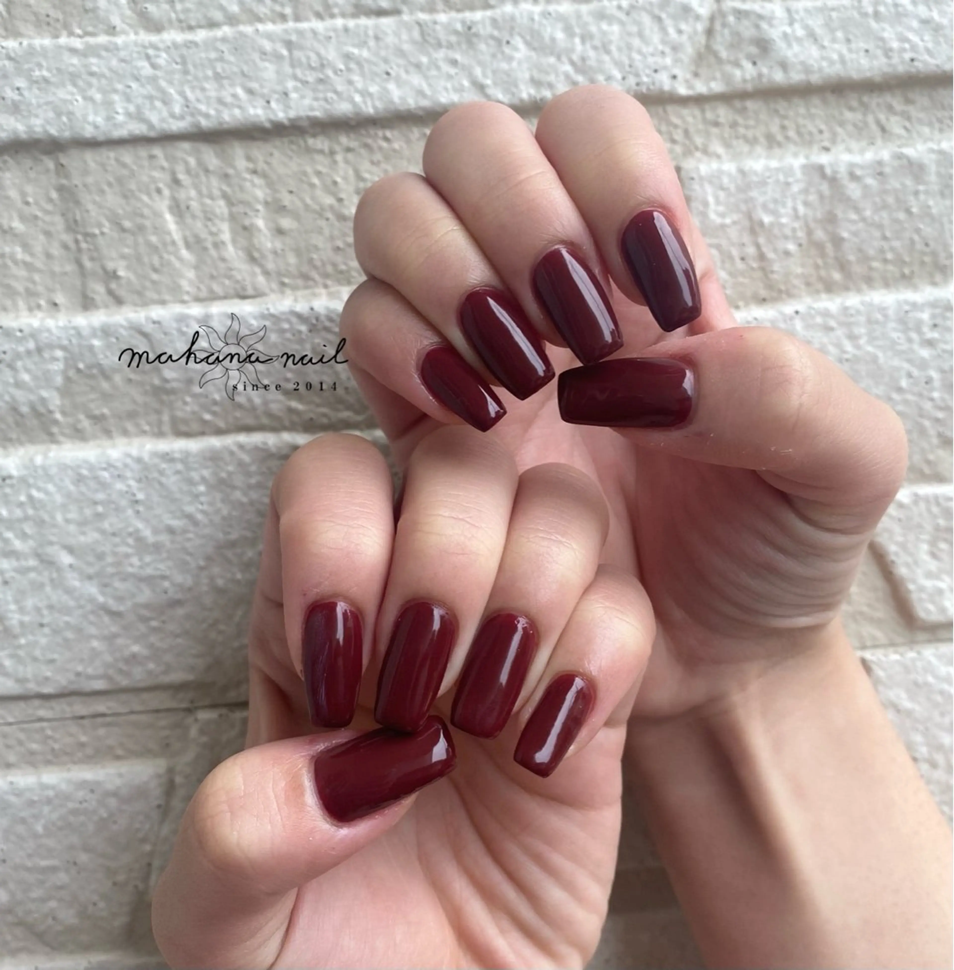 ネイル ワンカラーネイル mahana nailのネイルデザイン