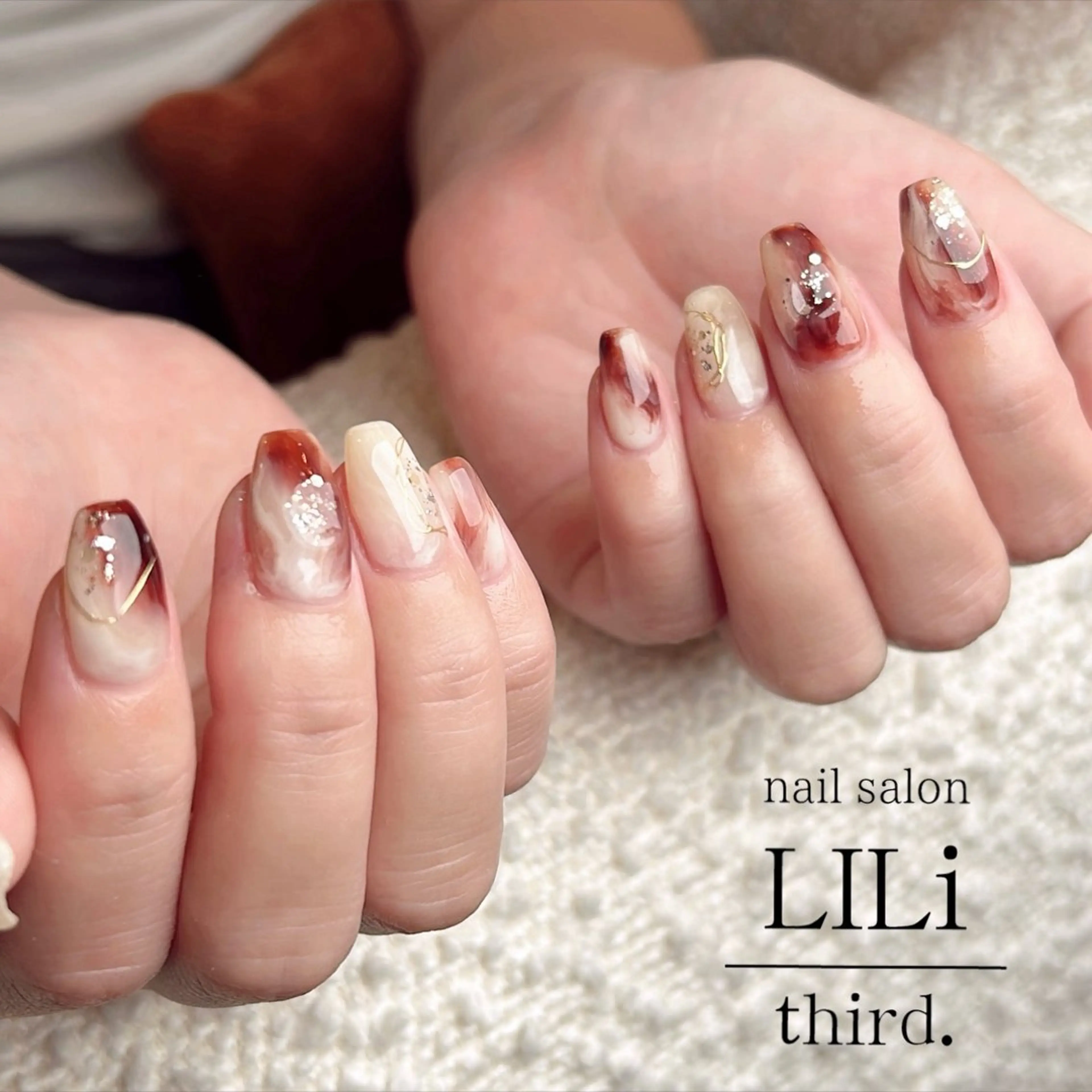 ネイル ハンドネイル nail salon LILi third.所属・Saya ᵕ̈*のネイルデザイン