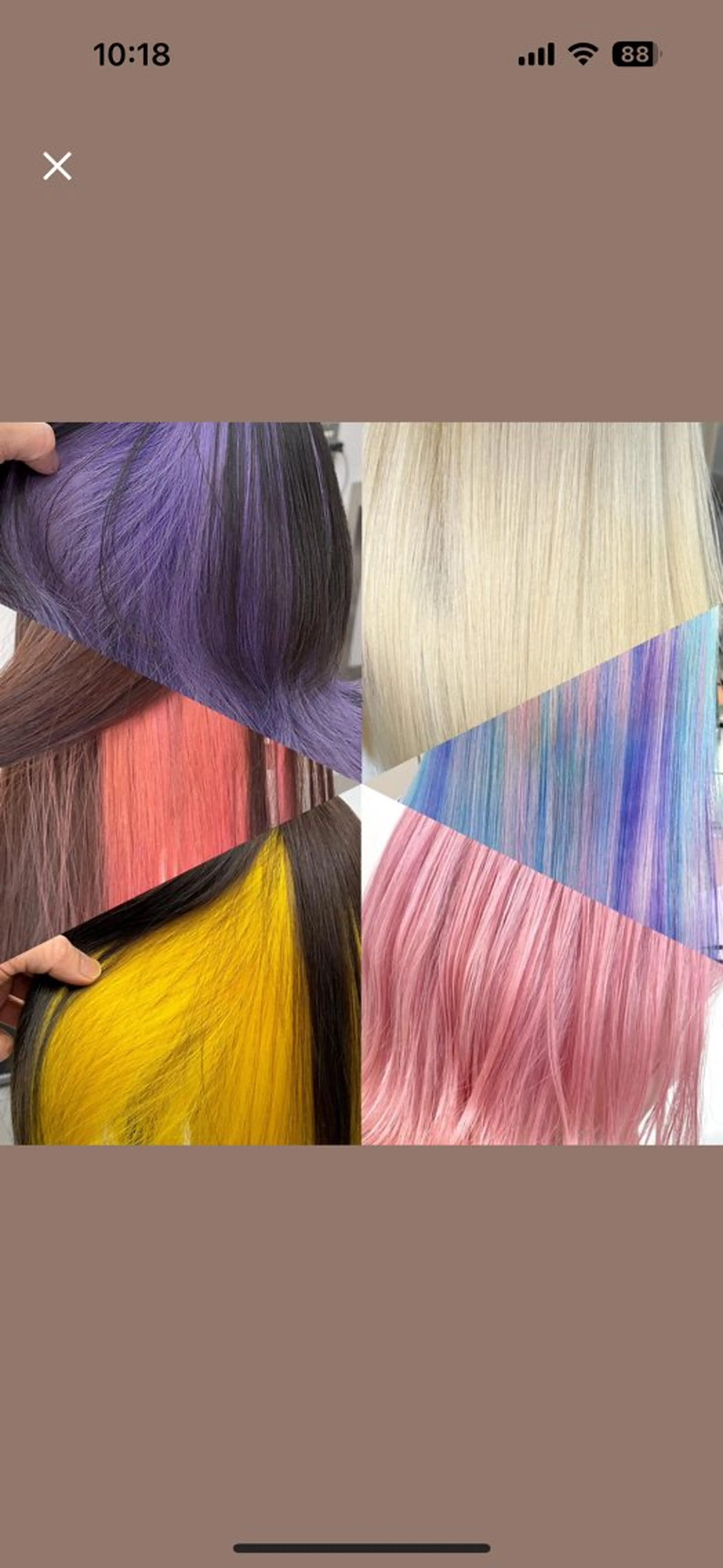 ミディアム カラー ヘアアレンジ カット ヘアカラー トリートメント ⭐️柏木皇気ブリーチ ムラ修正/他店直しのヘアスタイル